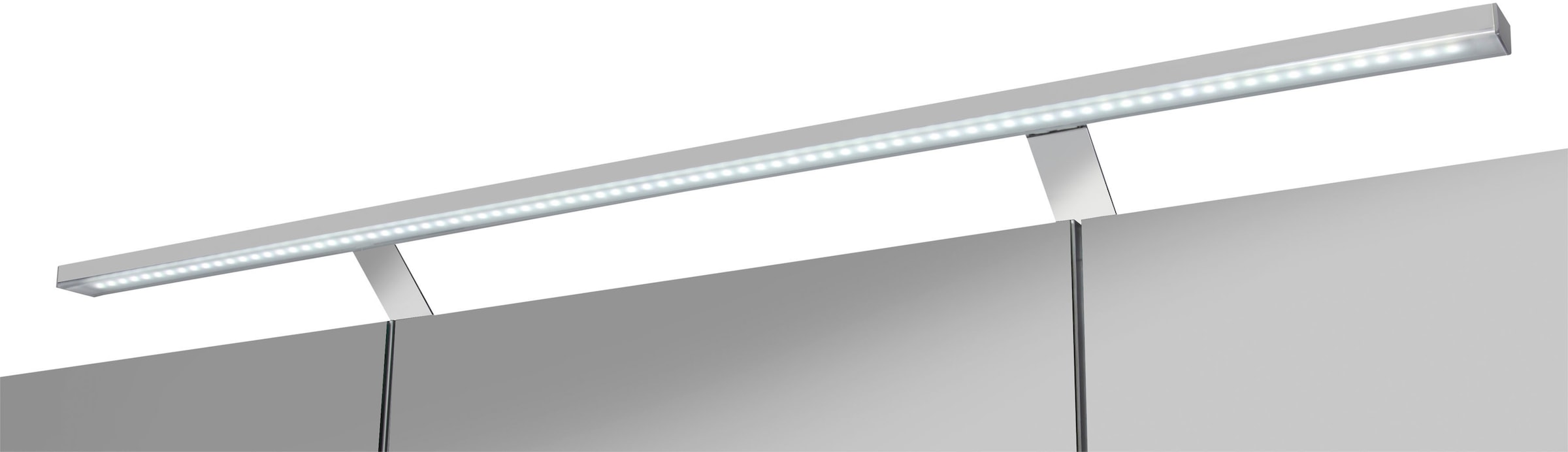welltime Spiegelschrank »Torino made in Germany«, Breite 100 cm, 3-türig, LED-Beleuchtung, Schalter-/Steckdosenbox