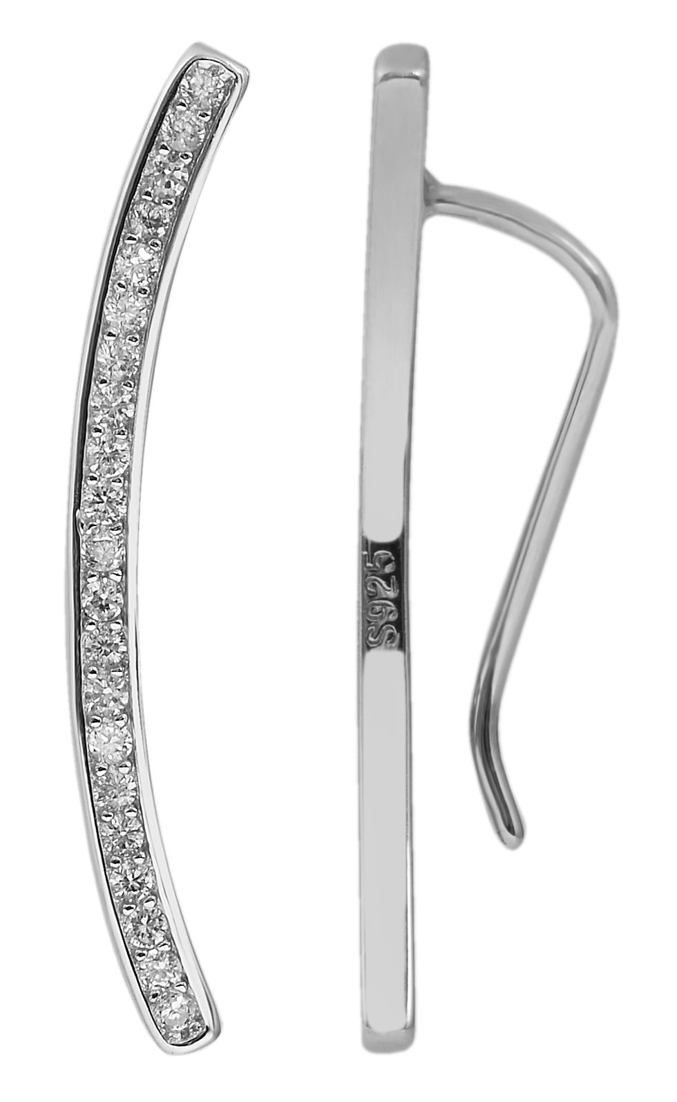 Adelia´s Paar Ohrhänger »Damen Ohrringe aus 925 Silber mit Zirkonia«