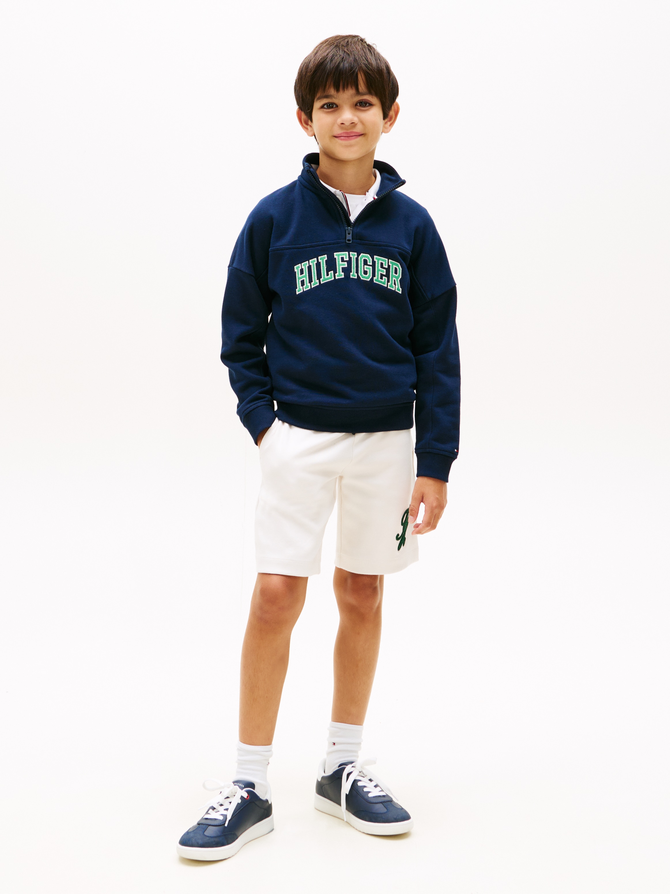 Tommy Hilfiger Sweatshirt »HILFIGER VARSITY ZIP SWEATSHIRT«, Kinder bis 16 Jahre, regular fit
