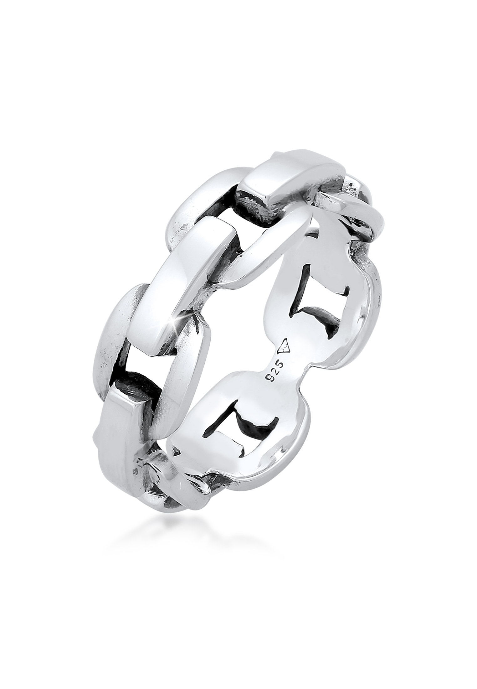 Fingerring »Ring Herren Anker Kettenring Trend 925 Silber«