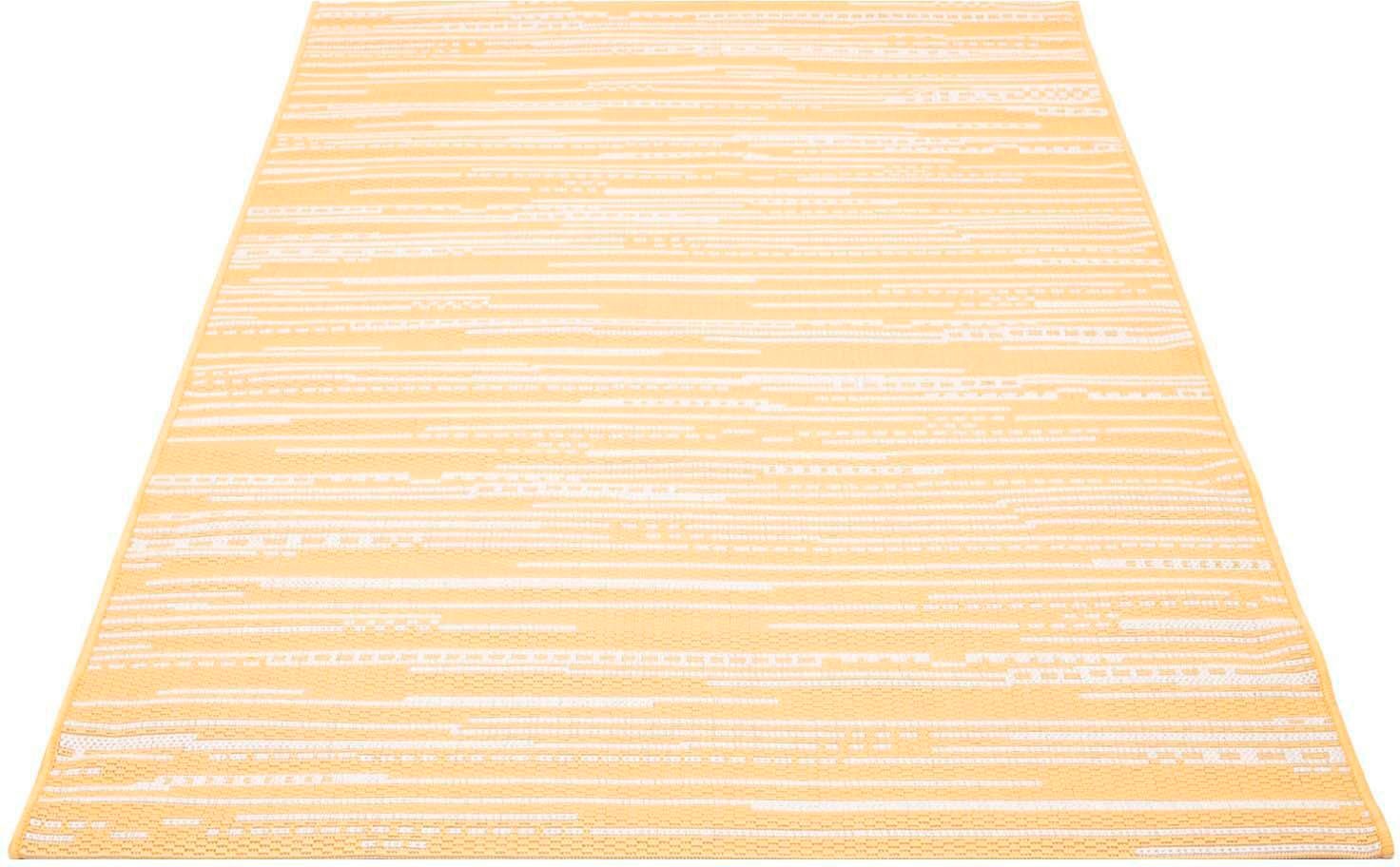 Carpet City Teppich »Sun 600«, rechteckig, 5 mm Höhe, In- und Outdoor geeignet, Wohnzimmer