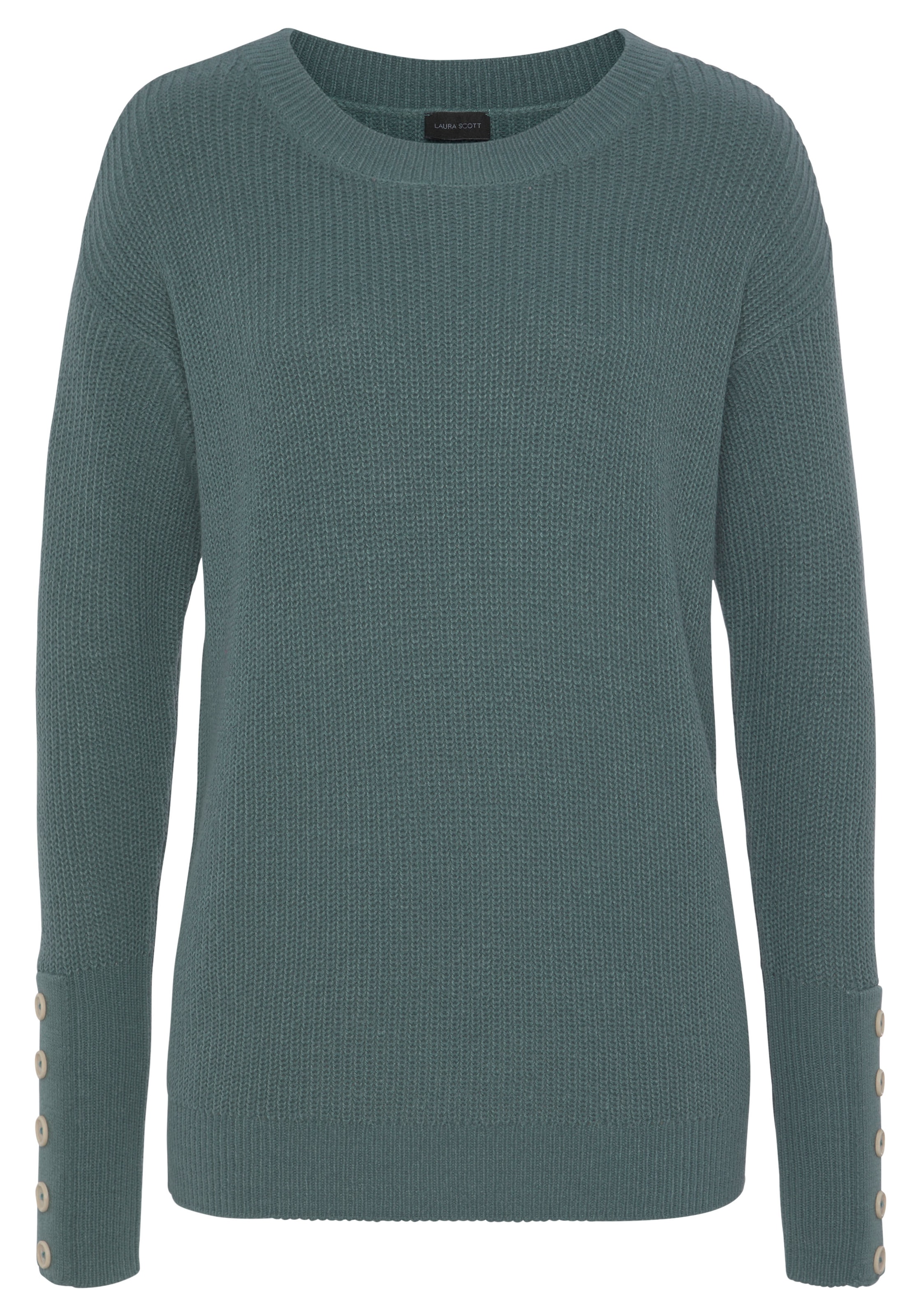 Laura Scott Strickpullover, mit Zierknöpfen