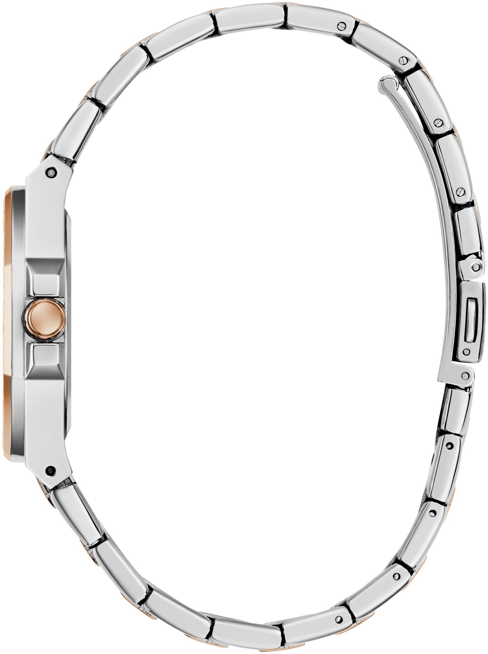 Guess Quarzuhr »CONTESSA«, Armbanduhr, Damenuhr, Edelstahlarmband