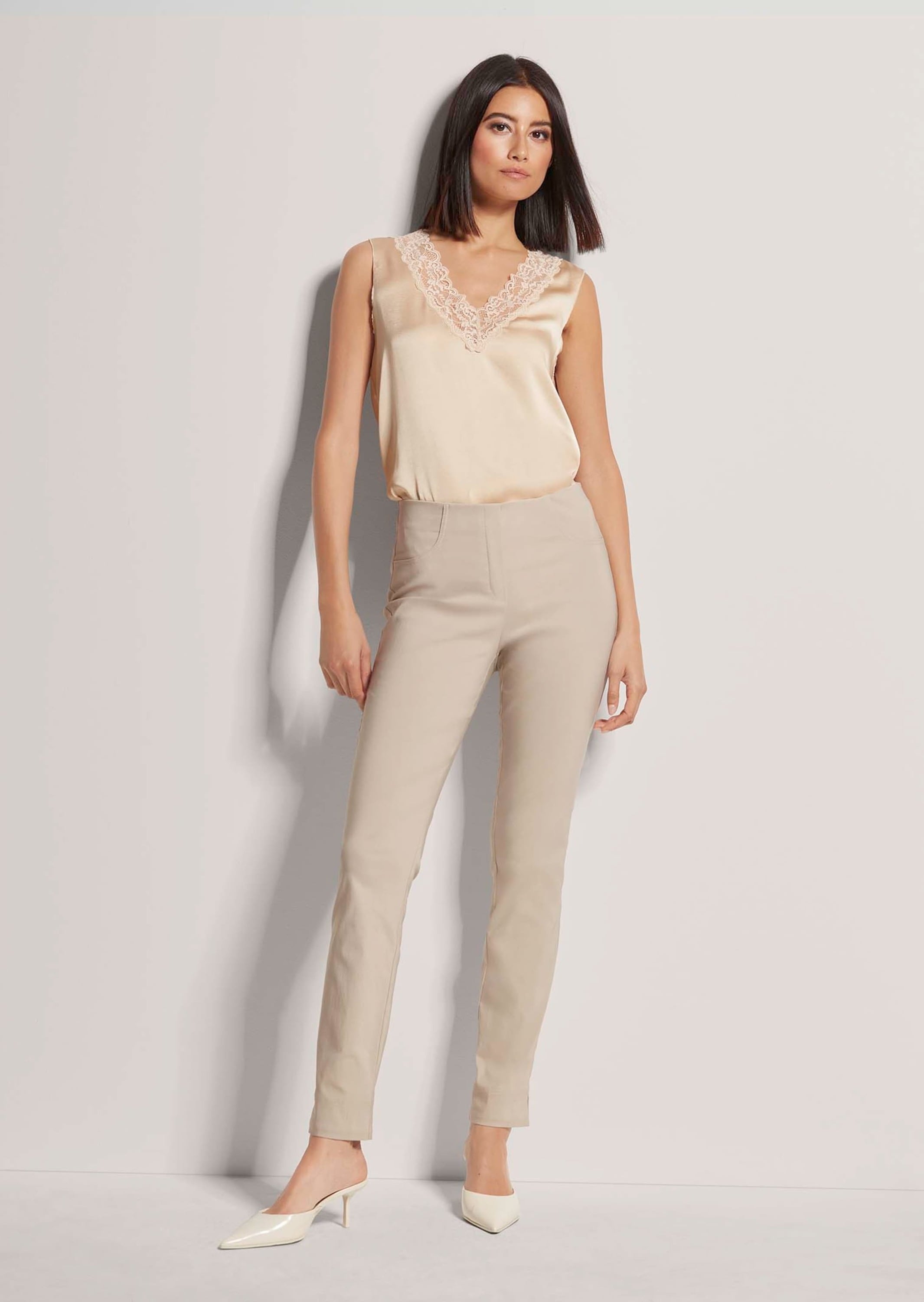 MADELEINE Stoffhose »Hose Schlanke Stretch-Hose zum Schlüpfen«