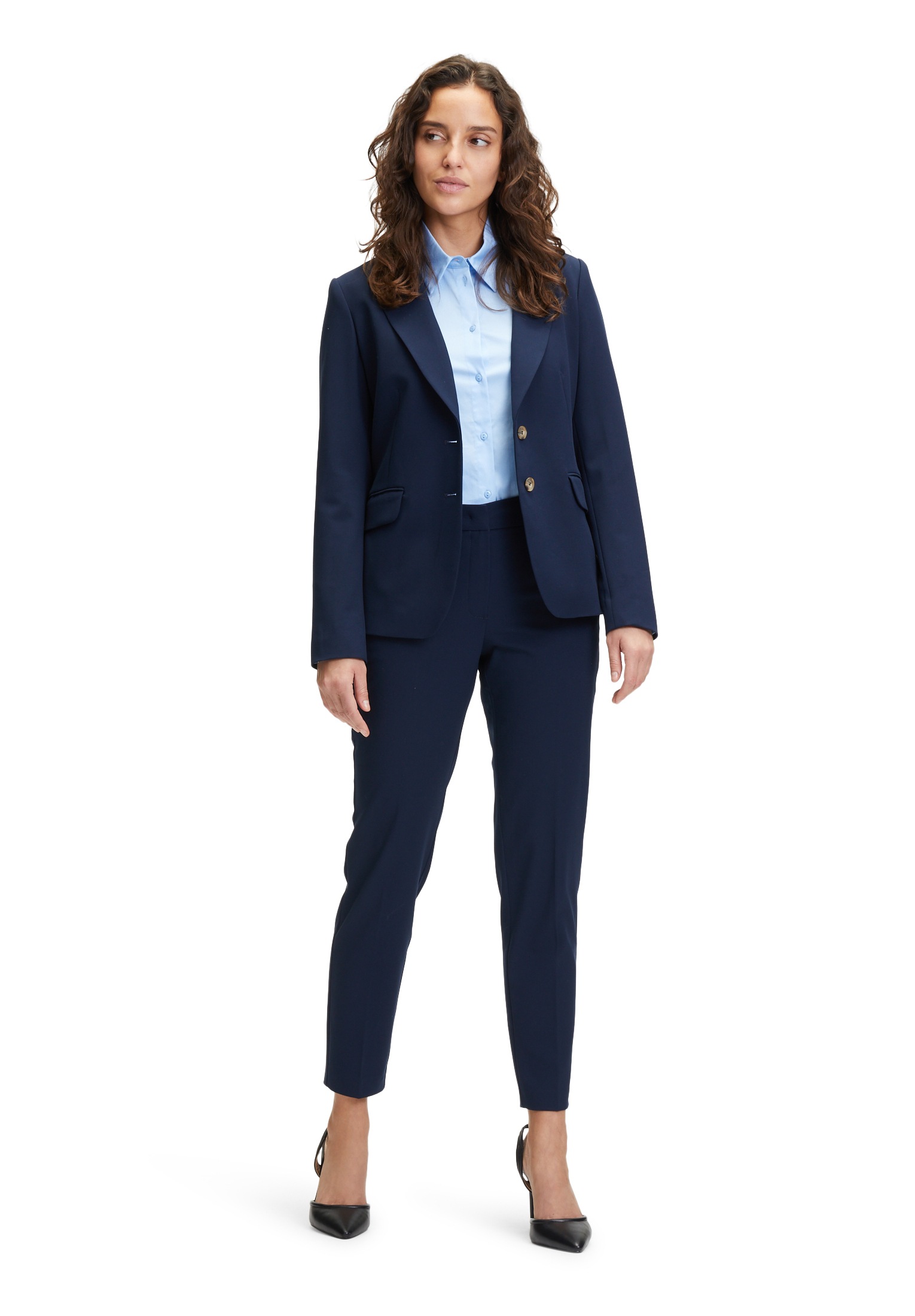 Betty&Co Jackenblazer »Klassischer Blazer mit Taschen«