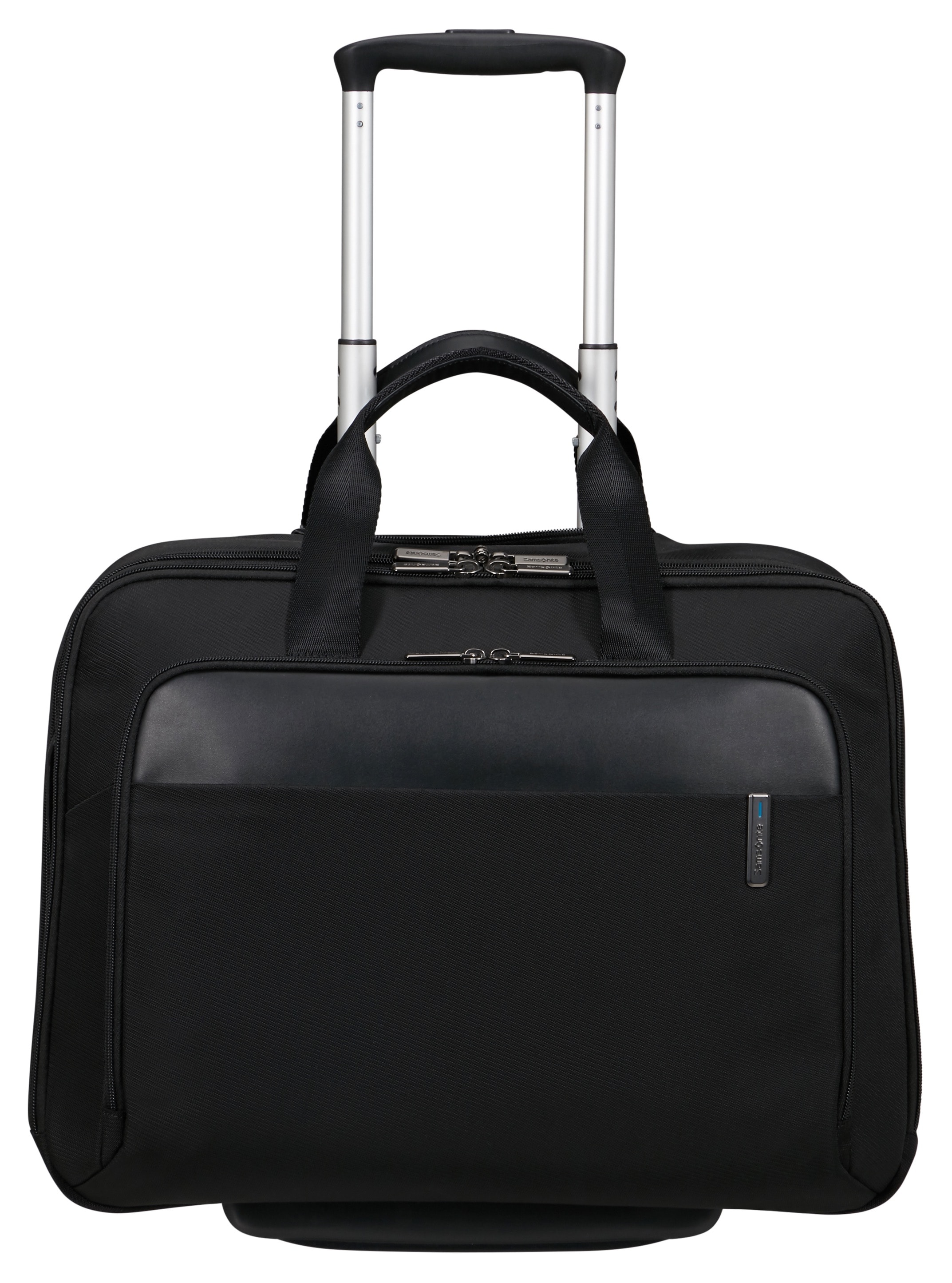 Samsonite Aktentasche »EVOSIGHT 17,3'' mit Rollen«, Businesstasche mit Rollen und Teleskopstange Trolleyaufstecksystem
