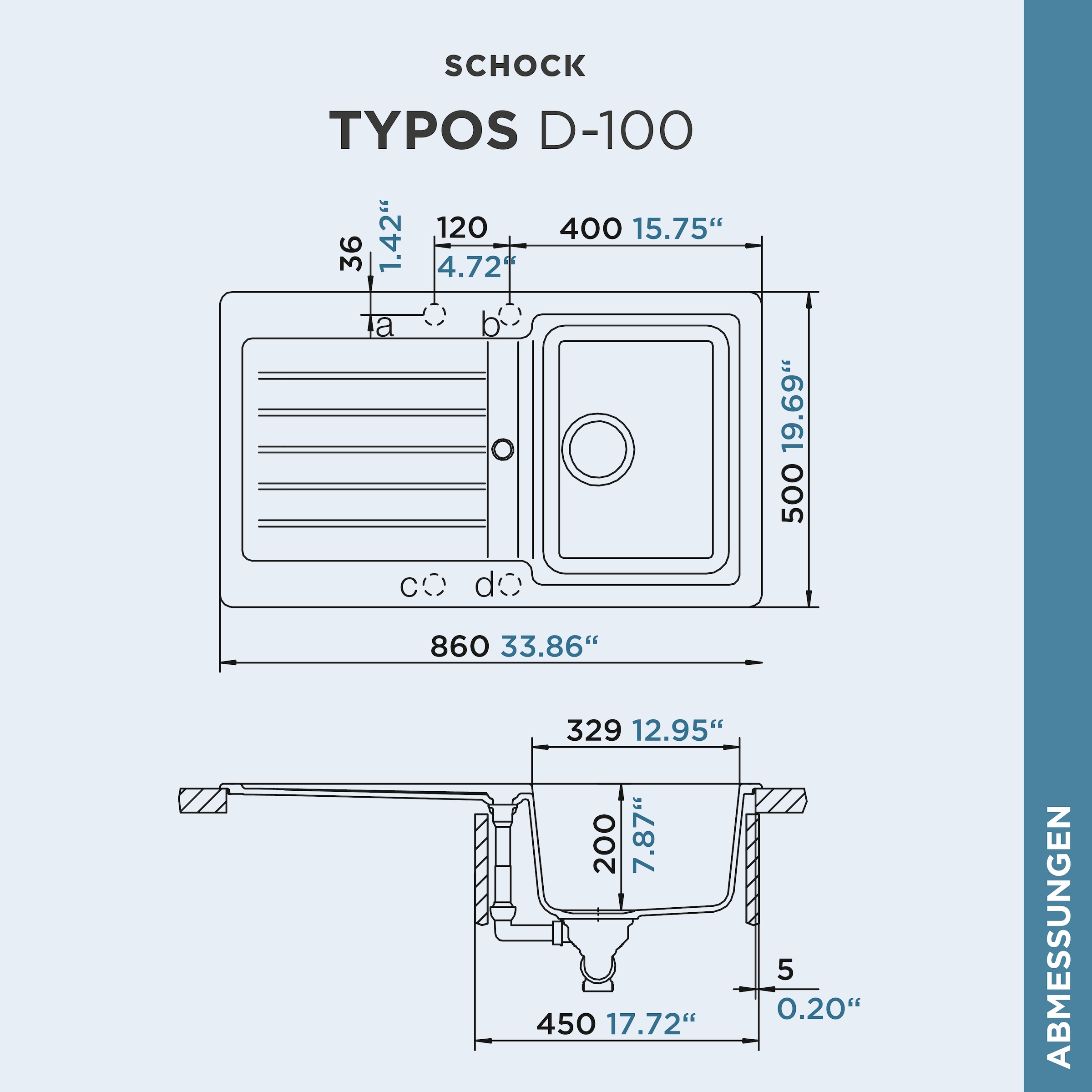 Schock Granitspüle »Typos D-100«