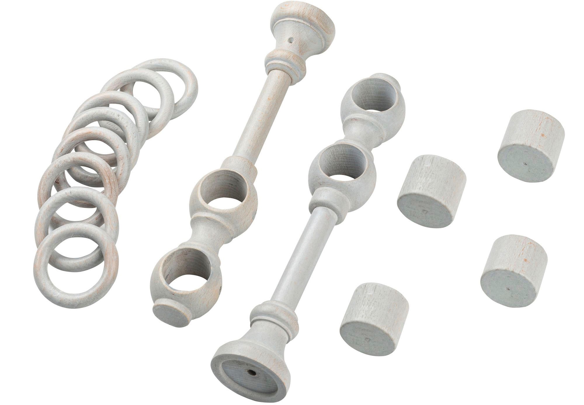 SN DECO GROUP Gardinenstange »Cafiro«, 2 läufig-läufig, Fixmaß