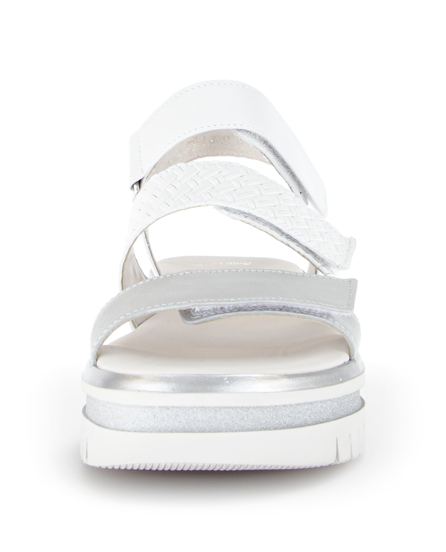 Gabor Keilsandalette  Plateau, Riemchensandale, Sommerschuh mit Kontrastbesatz