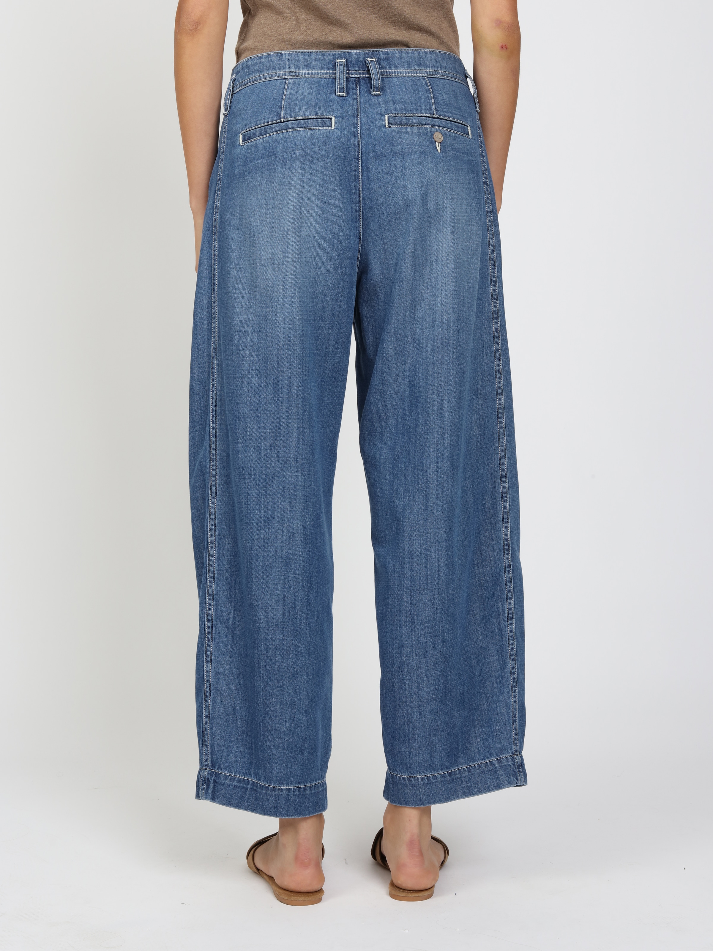 GANG Loose-fit-Jeans »94SINA CHINO« Light Denim, Barrel Fit