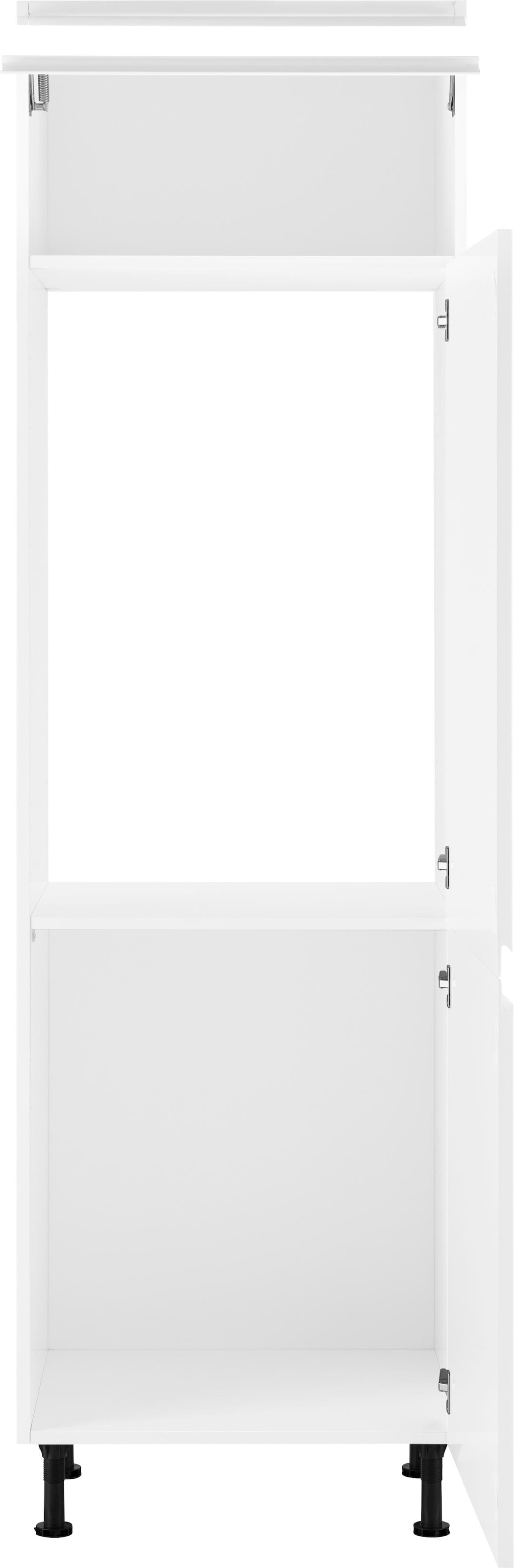 OPTIFIT Kühlumbauschrank »Avio«, im Online Shop Hochglanz-Fronten Füße, OTTO cm 60 und Breite höhenverstellbare
