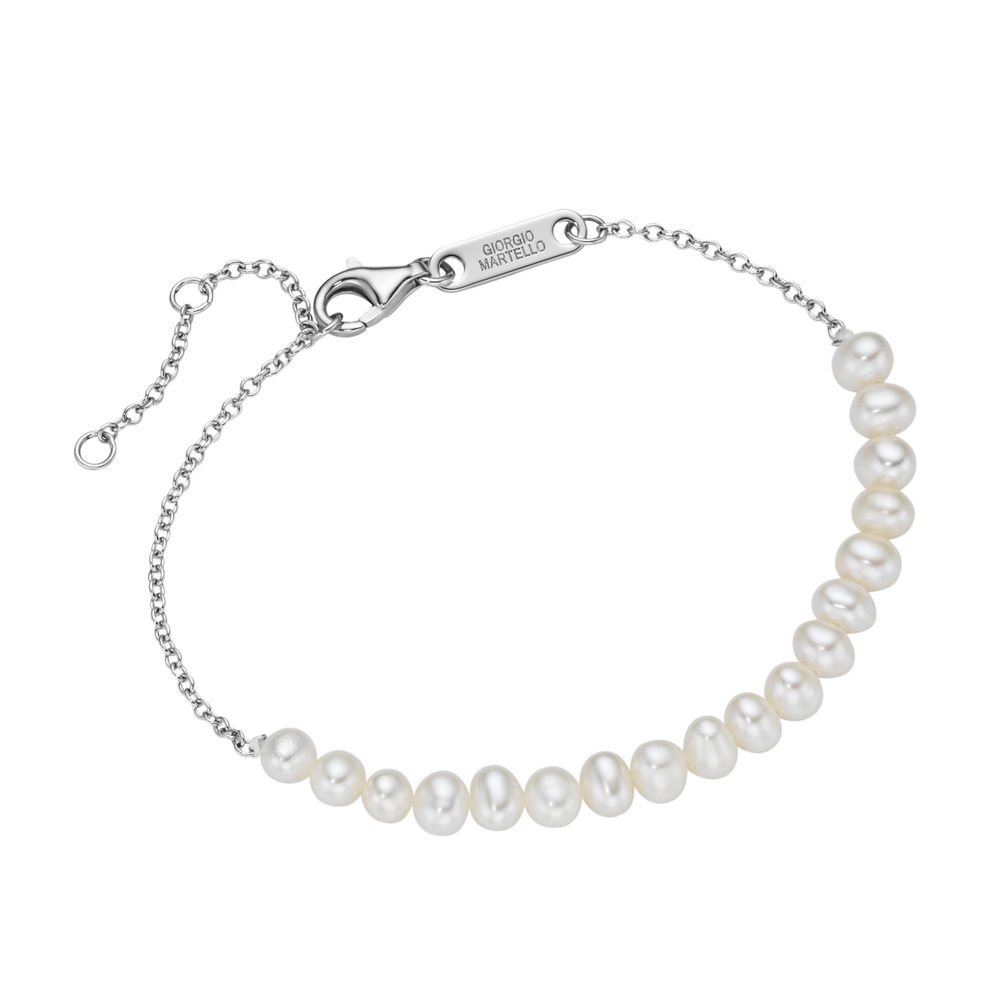 Armband »Armband mit Süßwasser-Perlen, Silber 925«