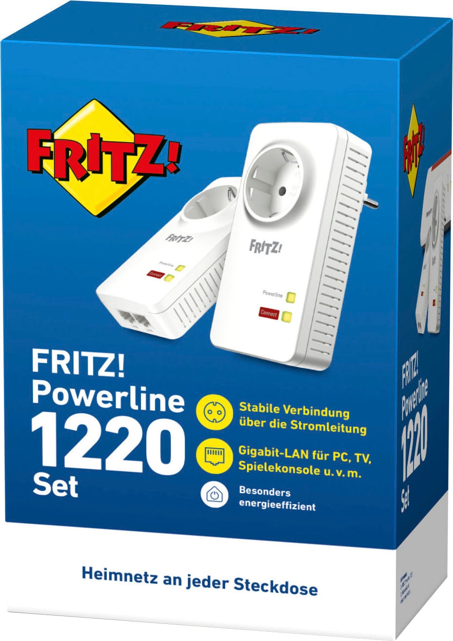 AVM Netzwerk-Adapter »FRITZ!Powerline 1220 Set«, 150 cm