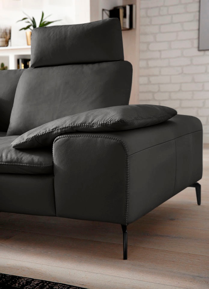 W.SCHILLIG Ecksofa »valentinoo, Designsofa, elegant und bequem, L-Form«, (Set), mit Sitztiefenverstellung, Breite 318 cm
