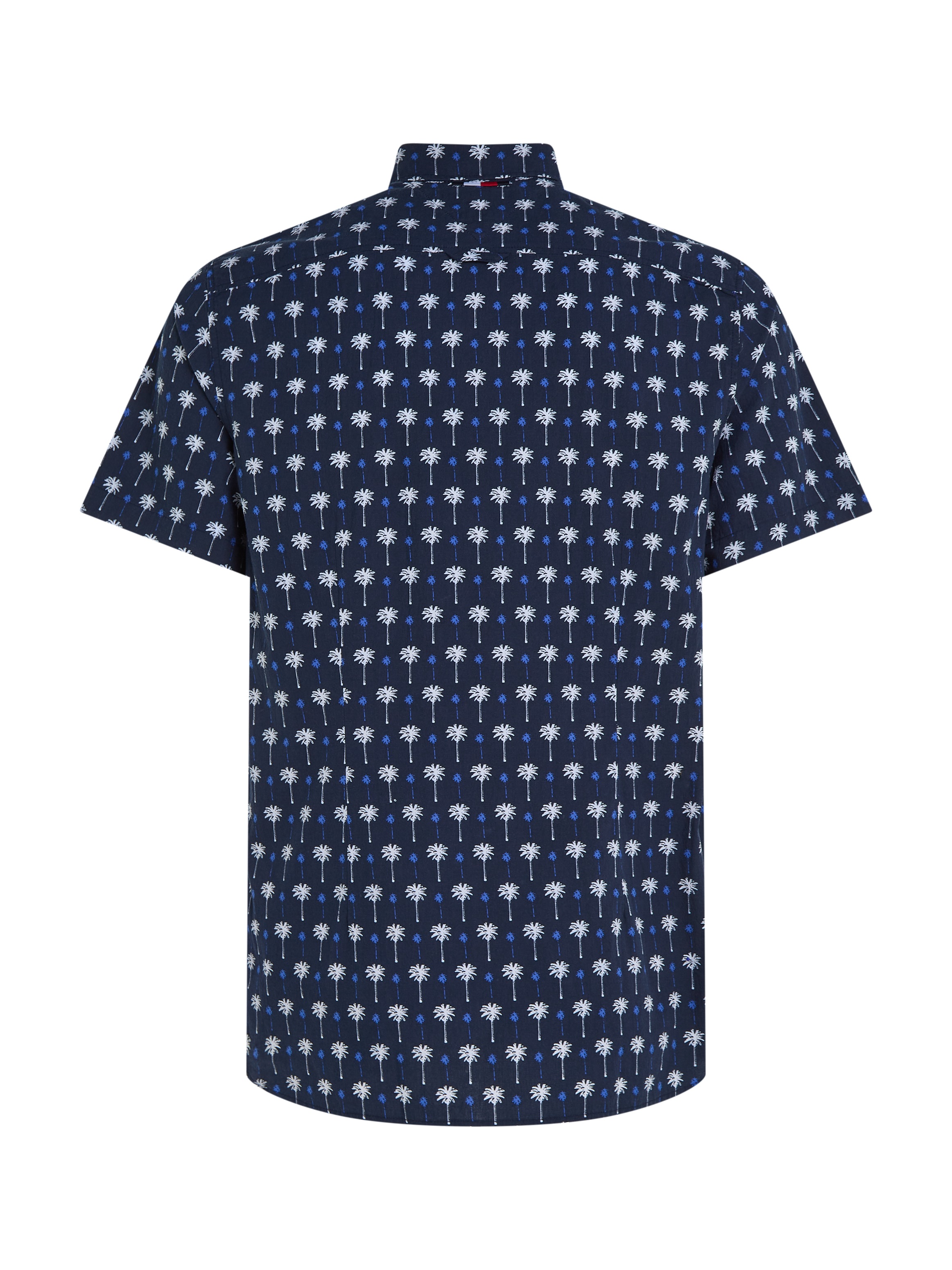 Tommy Hilfiger Kurzarmhemd »MINI PALM PRINT SF SHIRT«, mit zweifarbigen Print