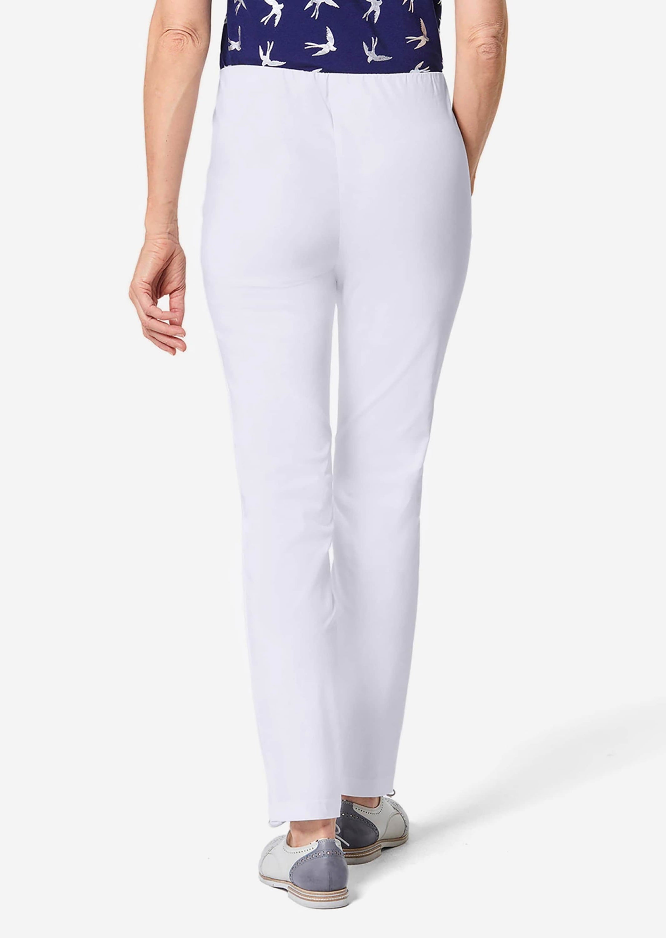 GOLDNER 2-in-1-Hose »Kurzgröße Schlupfhose LOUISA mit Steppnähten«