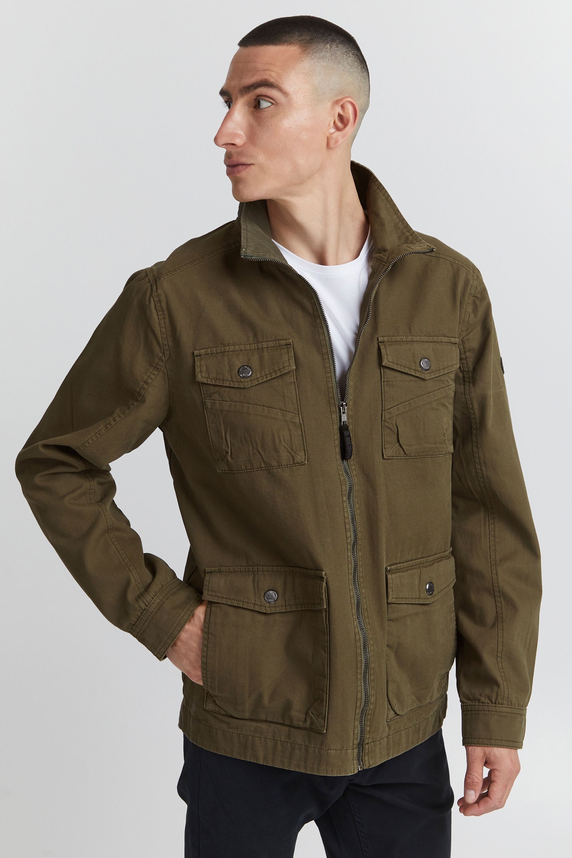 Indicode Fieldjacket »Fieldjacke IDBolven«, ohne Kapuze