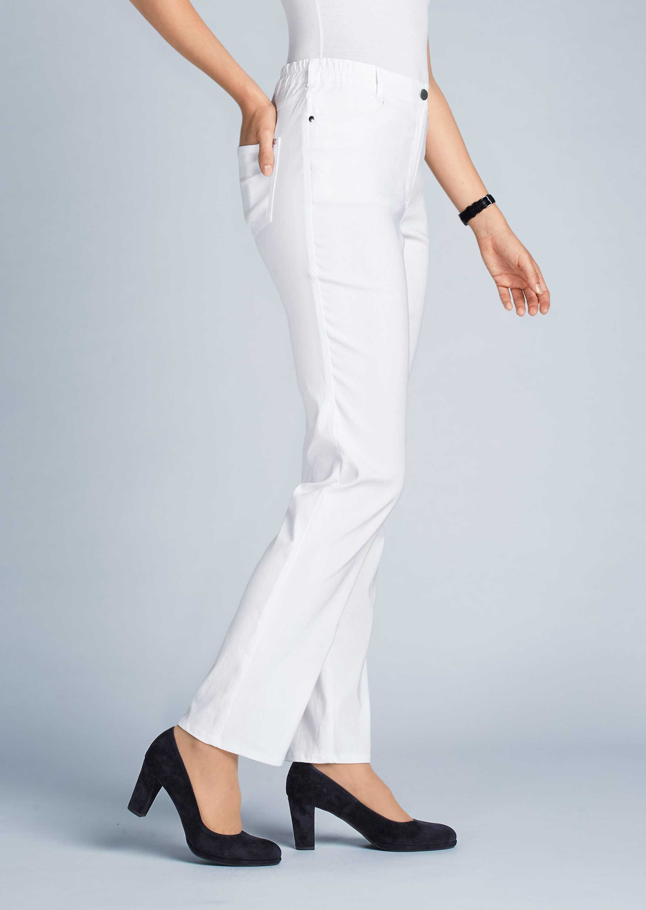 GOLDNER Stoffhose »Kurzgröße Perfekte Super-Stretch-Hose CARLA«