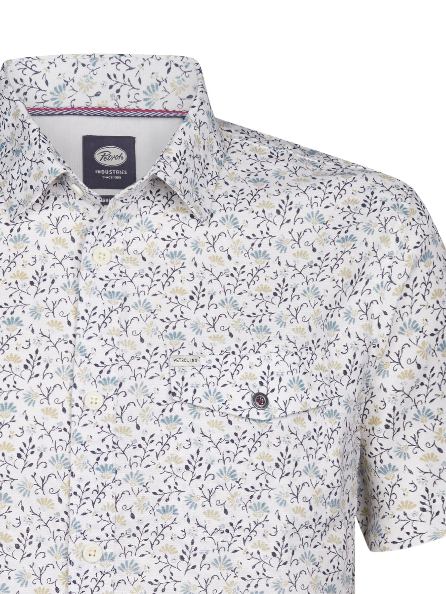 Petrol Industries Kurzarmhemd »Men Shirt Short Sleeve AOP« mit All-Over Print