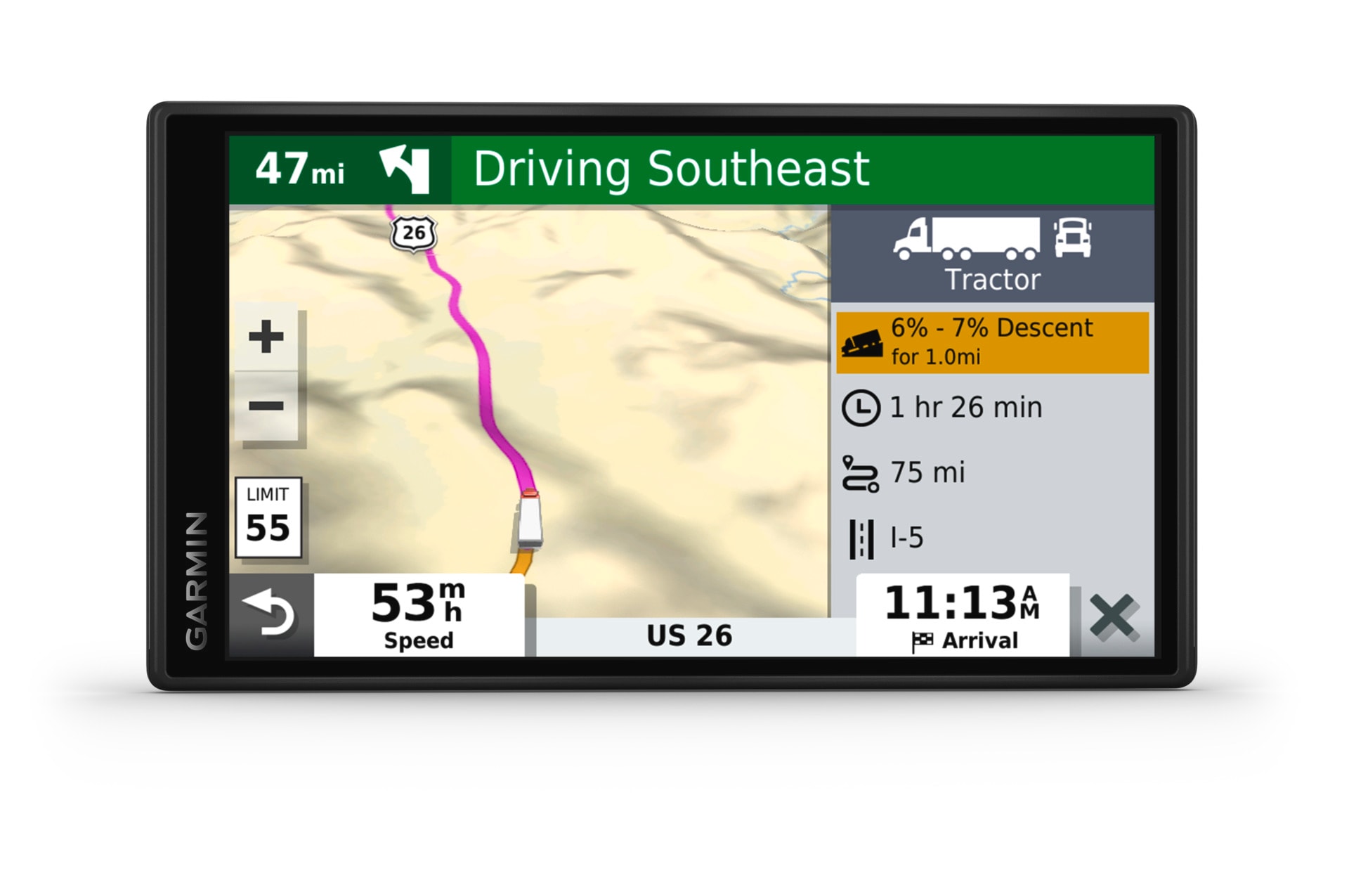 Garmin LKW-Navigationsgerät »DEZL 3D kaufen Integriertes Bluetooth, WLAN, und LGV500 OTTO (46 Karten, 46 (Europa Länder) MT-D, Sprachsteuerung Karten-Updates), GPS«, bei EU, Länder