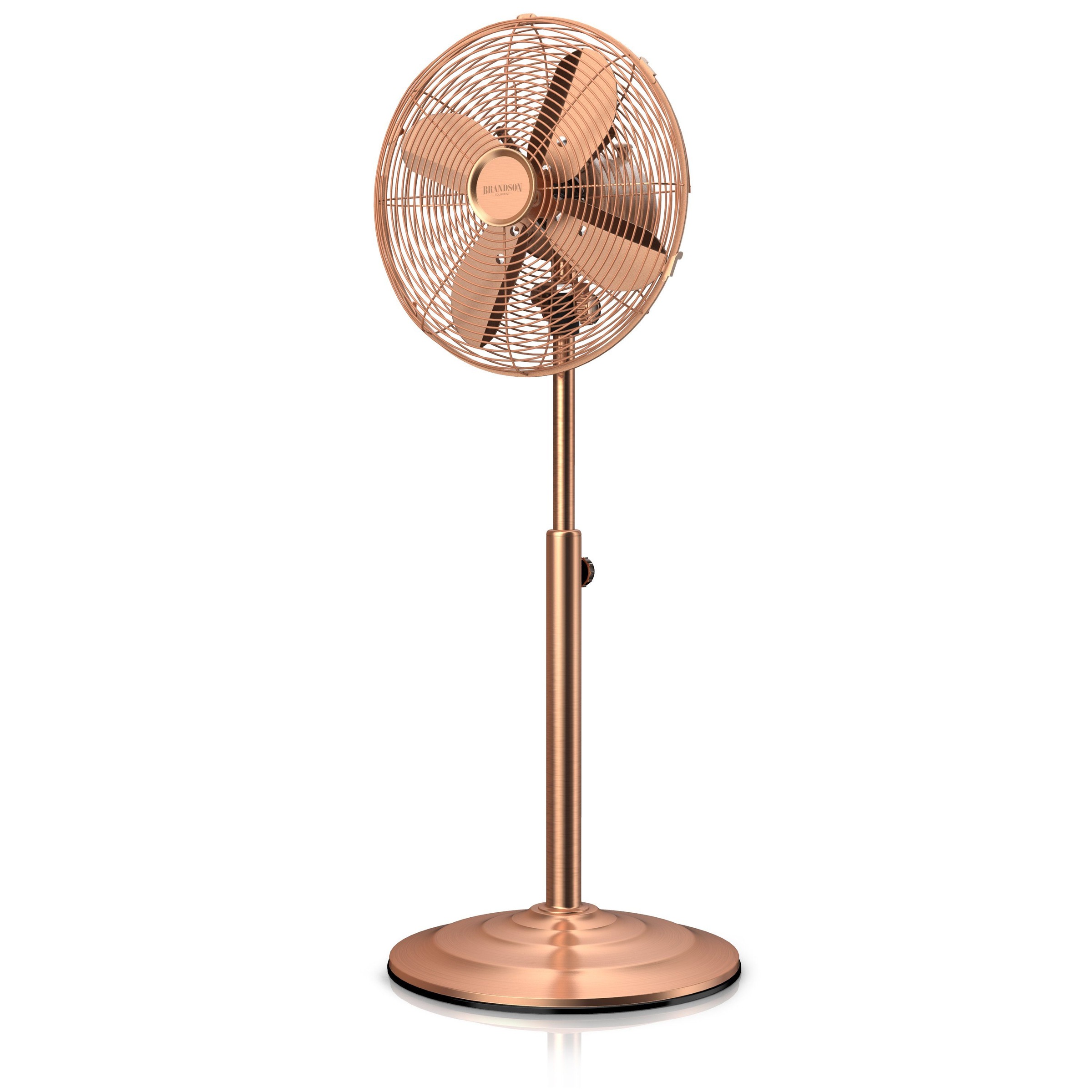 Brandson Standventilator mit 30cm Ø & höhenverstellbarem Standfuß