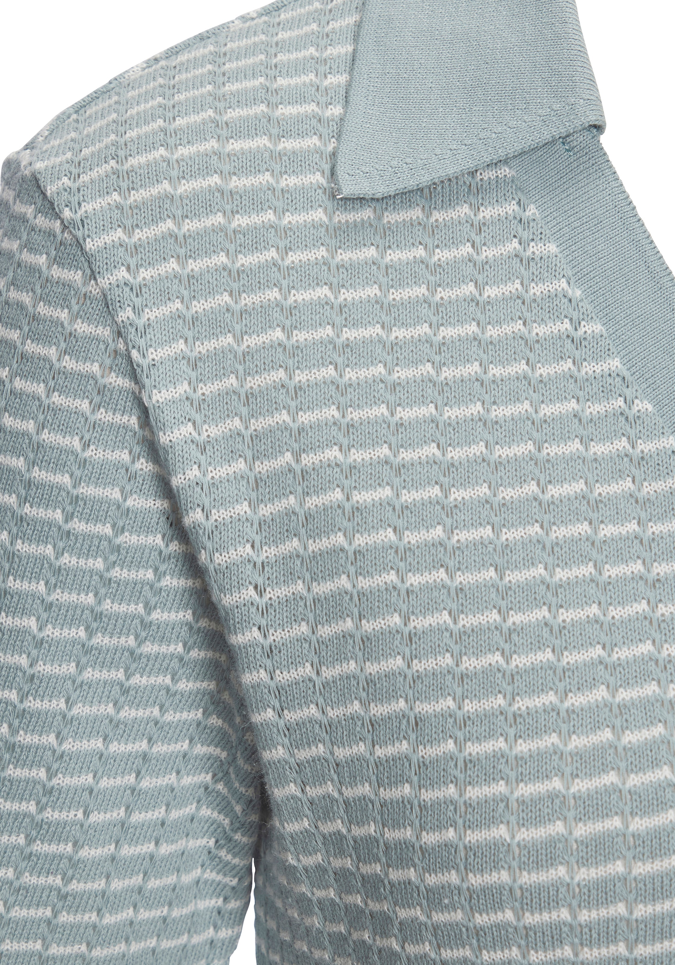 Vivance Poloshirt »aus strukturierter Strickqualität« schöne Strick-Qualität