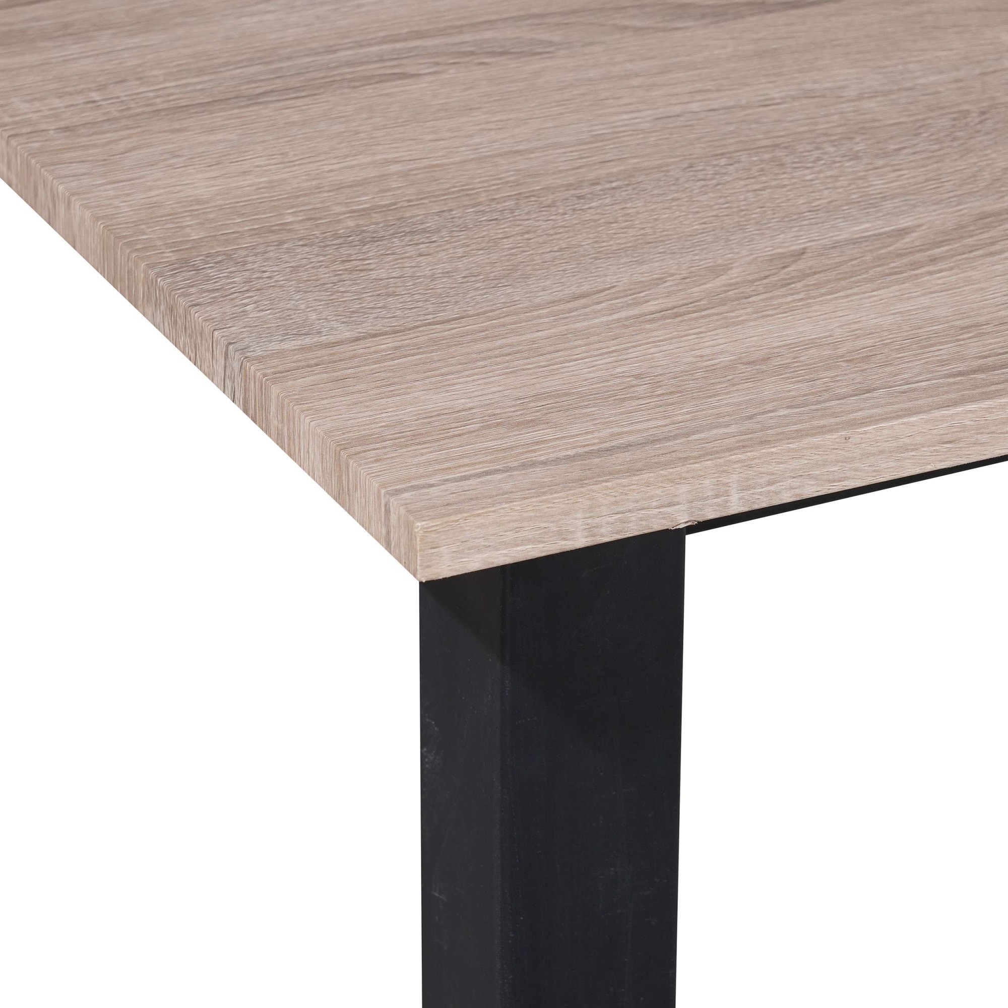 OTTO home Esstisch »Barcell« schwarzes Metallgestell, Plattenvarianten wählbar, sowie Größen