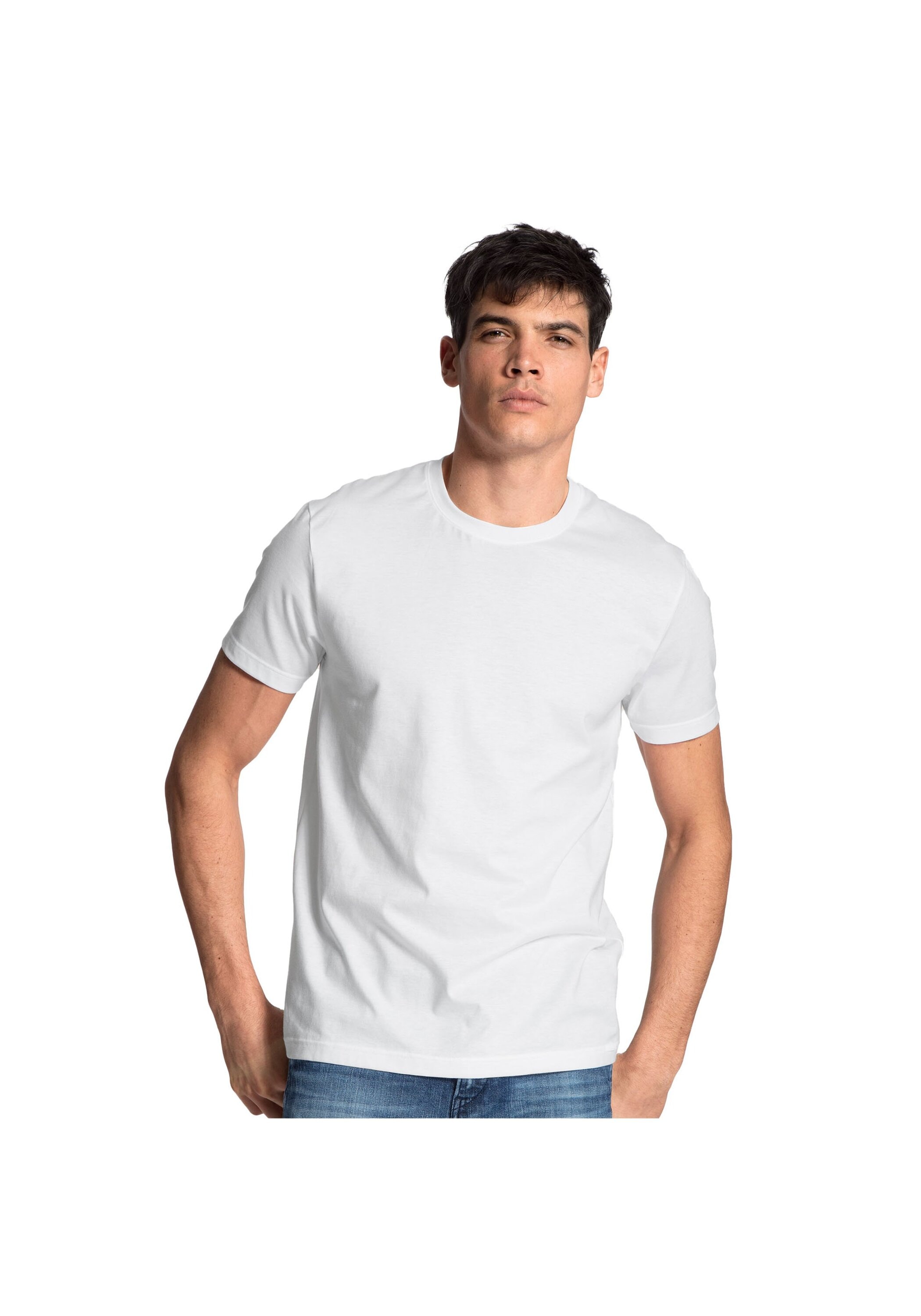 CALIDA T-Shirt »T-Shirt MEN T-Shirt 2PACK Natural Benefit 100% cotton 2er Pack«