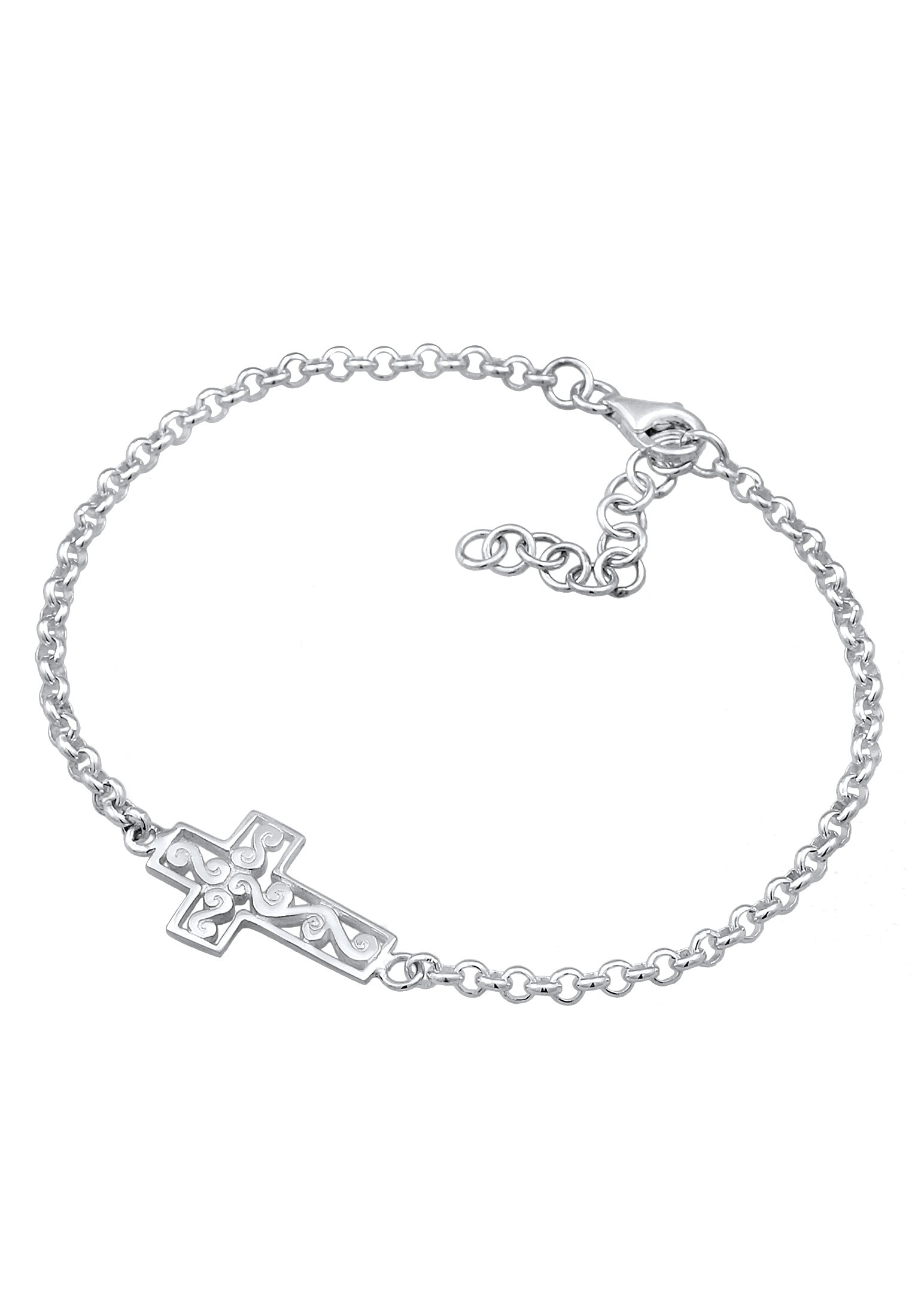 Nenalina Armkette »Armband Kreuz Symbol Ornament Anhänger Modern 925 Silber«