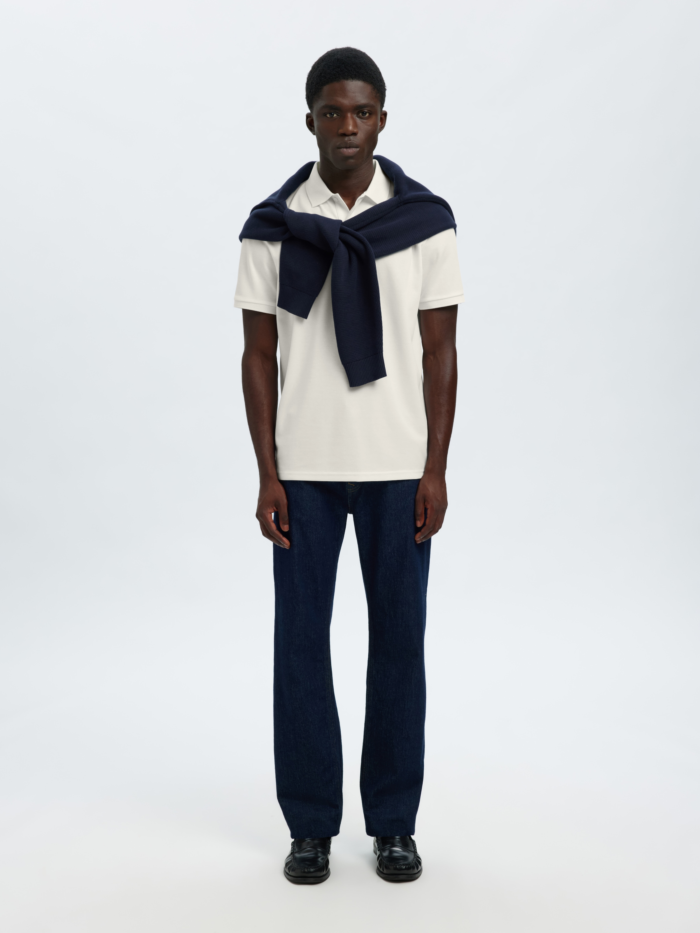 SELECTED Poloshirt »SLHFAVE BUTTON SS POLO NOOS« Baumwollmischung, regular fit