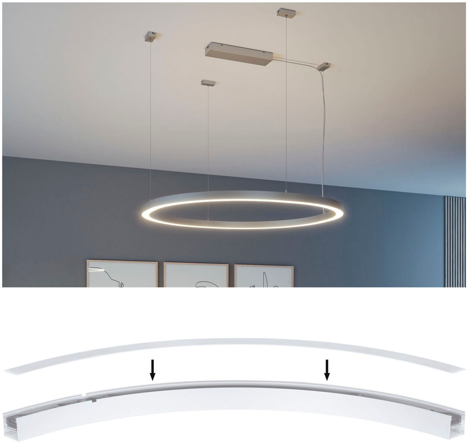 Paulmann Schienensystem-Schienen »Linion Abdeckung« 1 Stk. tlg.