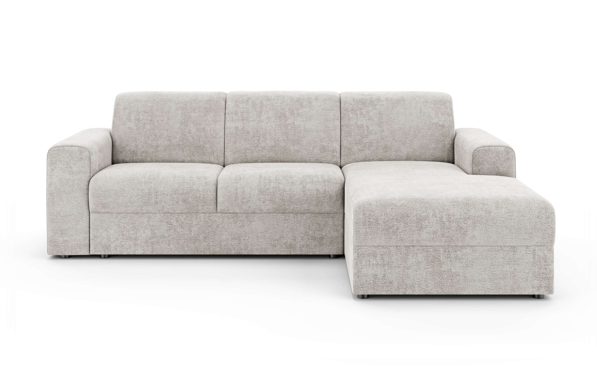 OTTO home Ecksofa »BORNHOLM 2.0 L-Form, Breite 220 cm, Verlässliche Qualität, Struktur« Recamiere links/rechts bestellbar, Bezug - Chenille oder Struktur