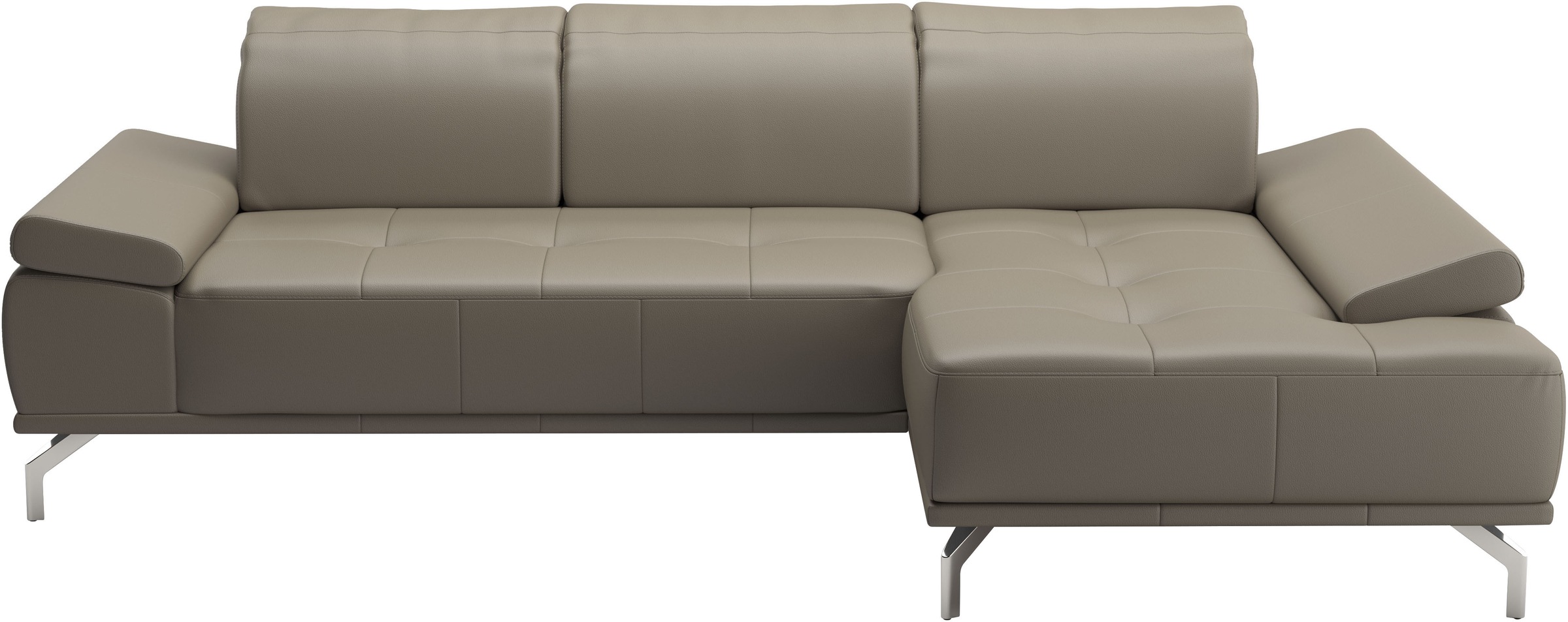 Places of Style Ecksofa »Caluna«, Inkl.Sitztiefenverstellung, wahlweise mit Kopf- und Armteilverstellung