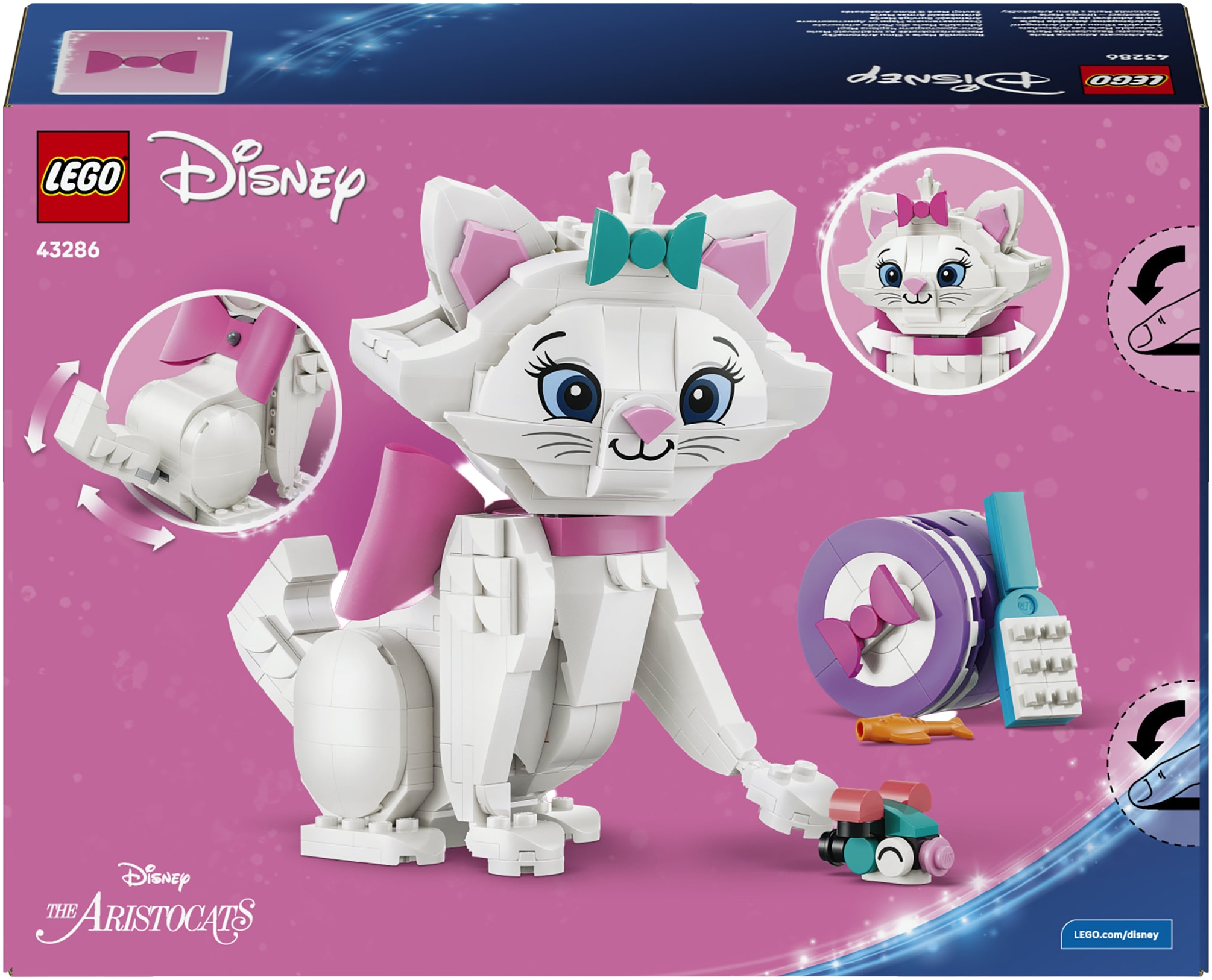 LEGO® Konstruktionsspielsteine »Aristocats: Bezaubernde Marie (43286), LEGO Disney Classic« Made in Europe
