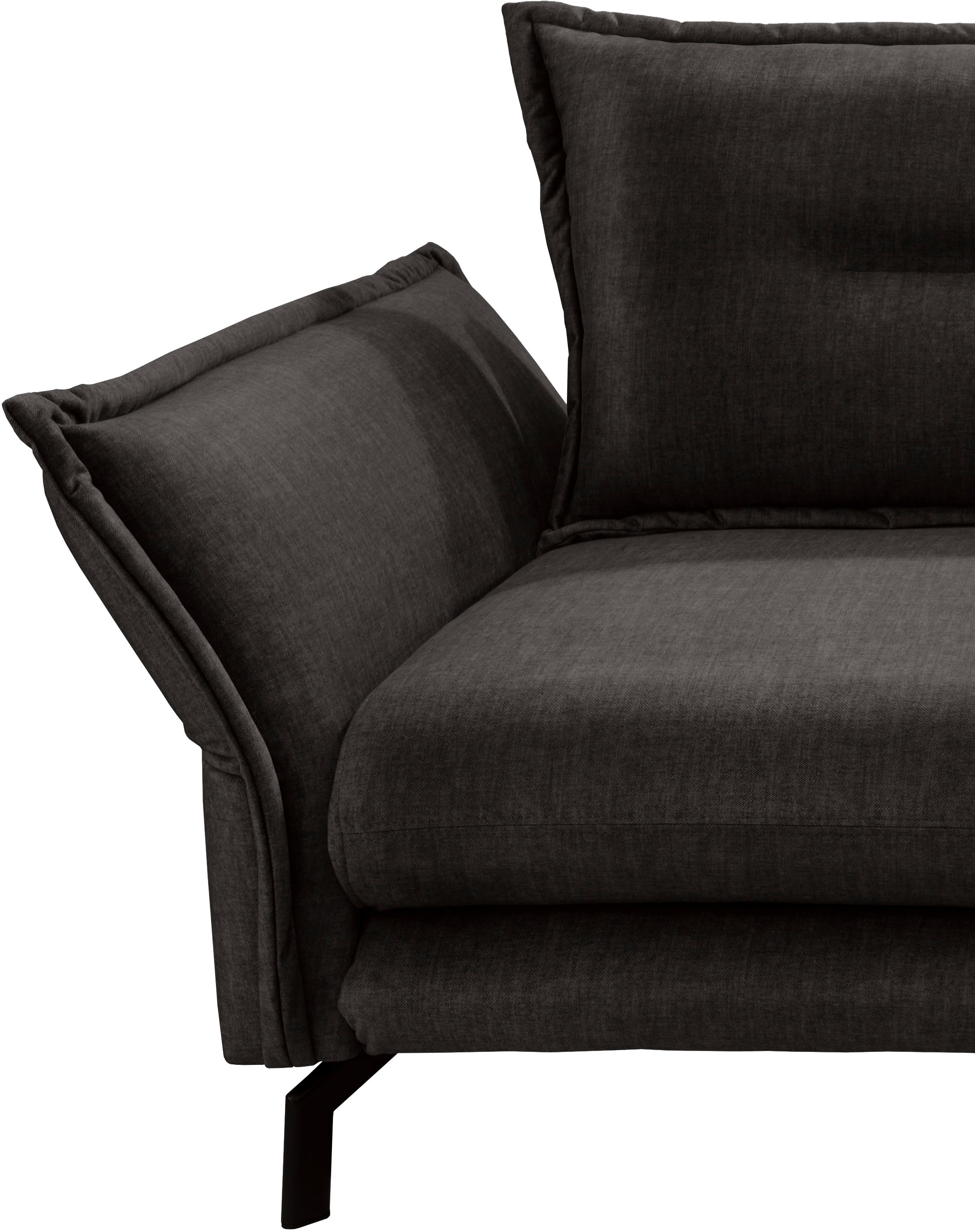 Home affaire 2-Sitzer »LAVA  Breite 168 cm, modern & elegant, aktuelle Kissenoptik, bequem« Armlehnen verstellbar