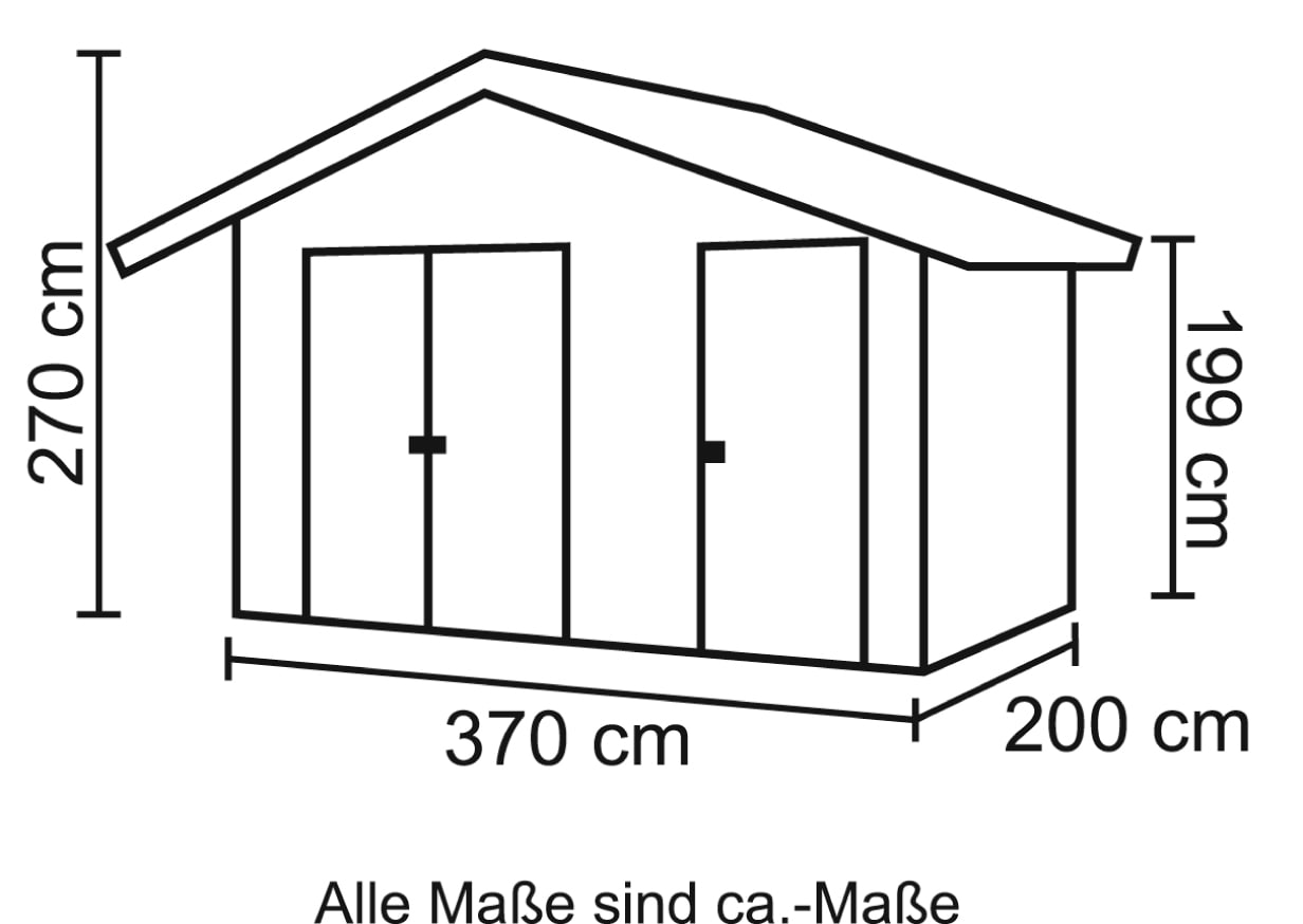 weka Gartenhaus »Gr.1«