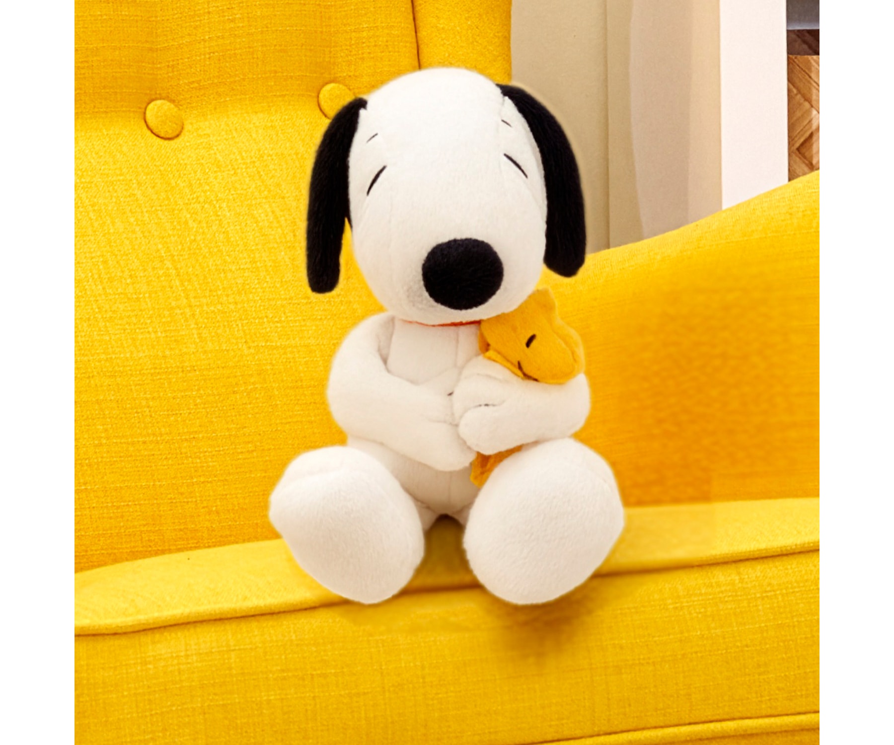 SIMBA Plüschfigur »Peanuts - Snoopy sitzend mit Woodstock«