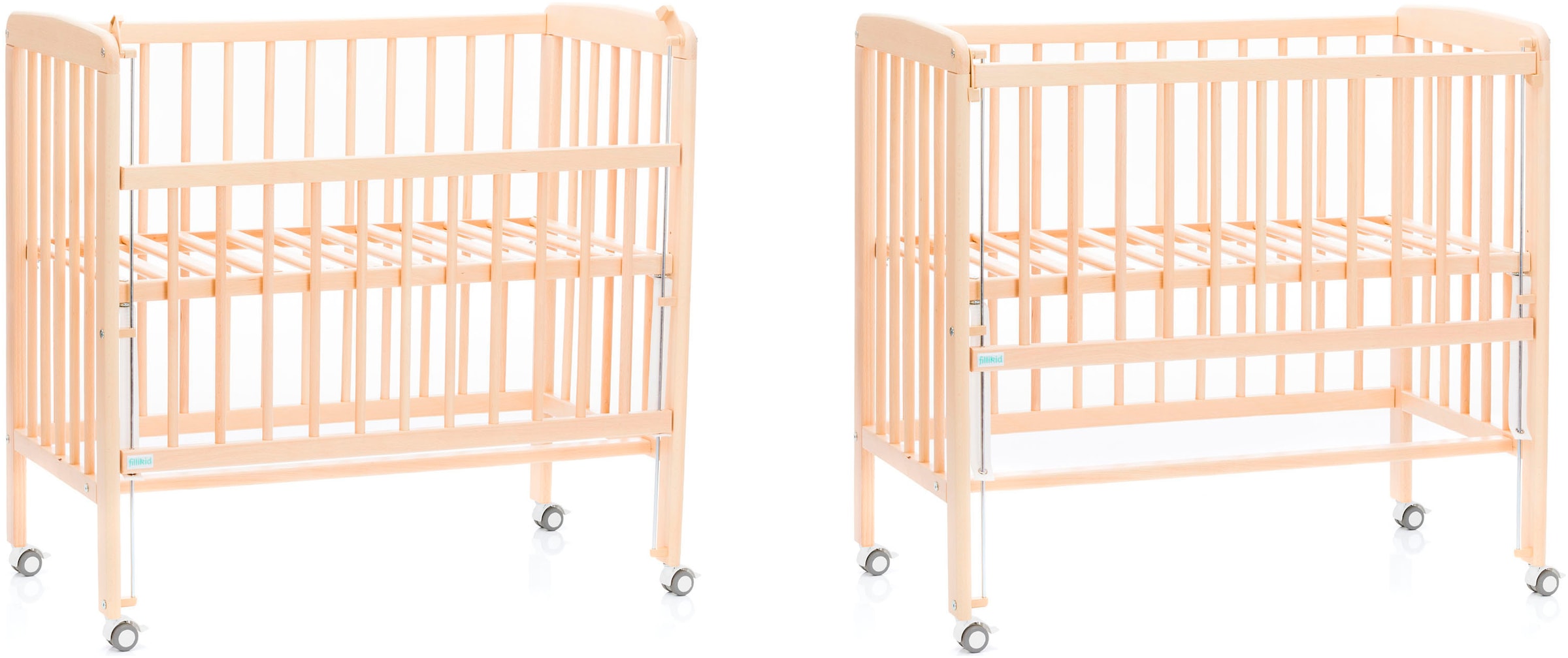 Fillikid Beistellbett »Nino«, inkl. Matratze; Made in Europe