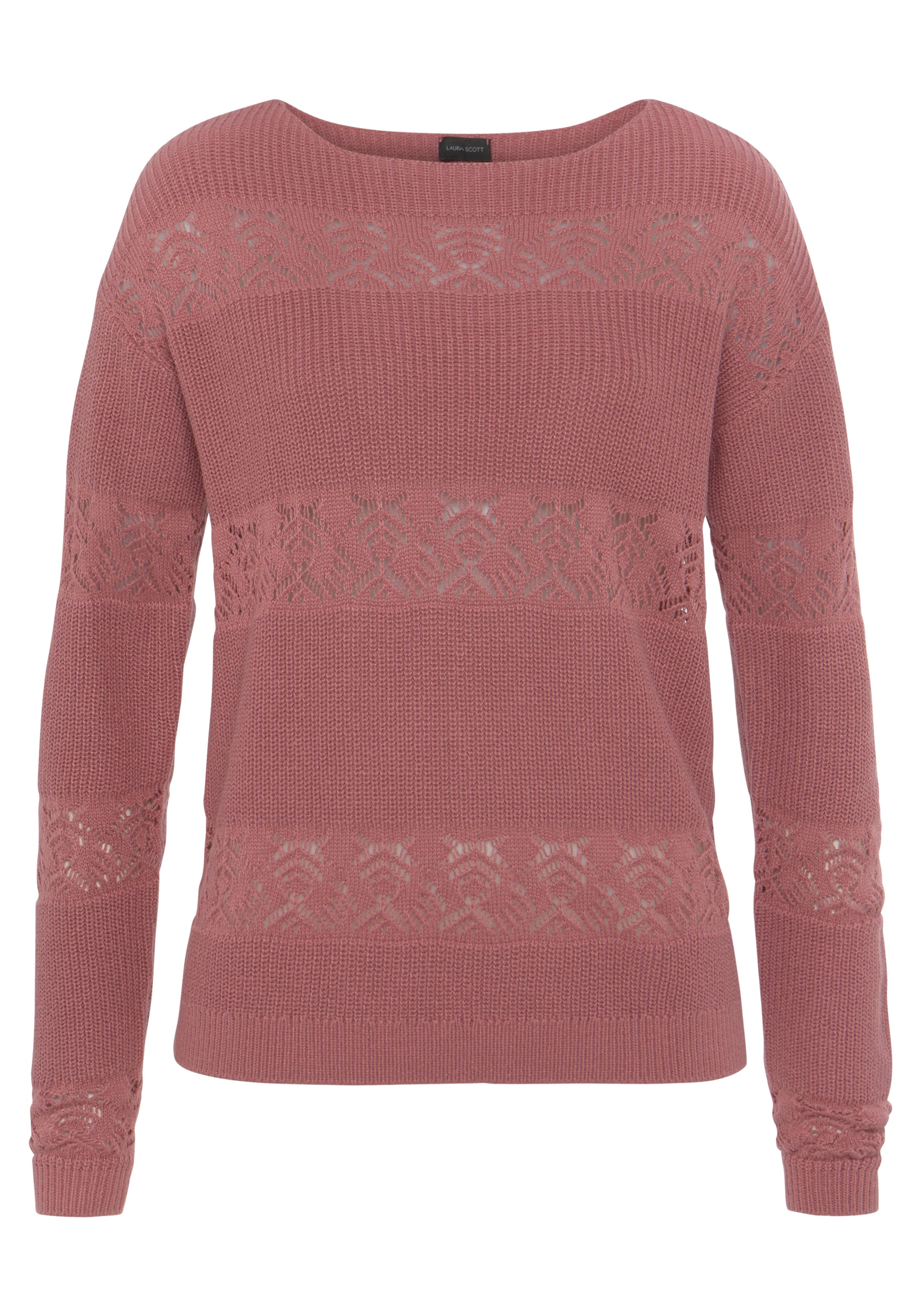 Laura Scott Strickpullover, mit Ajour-Muster