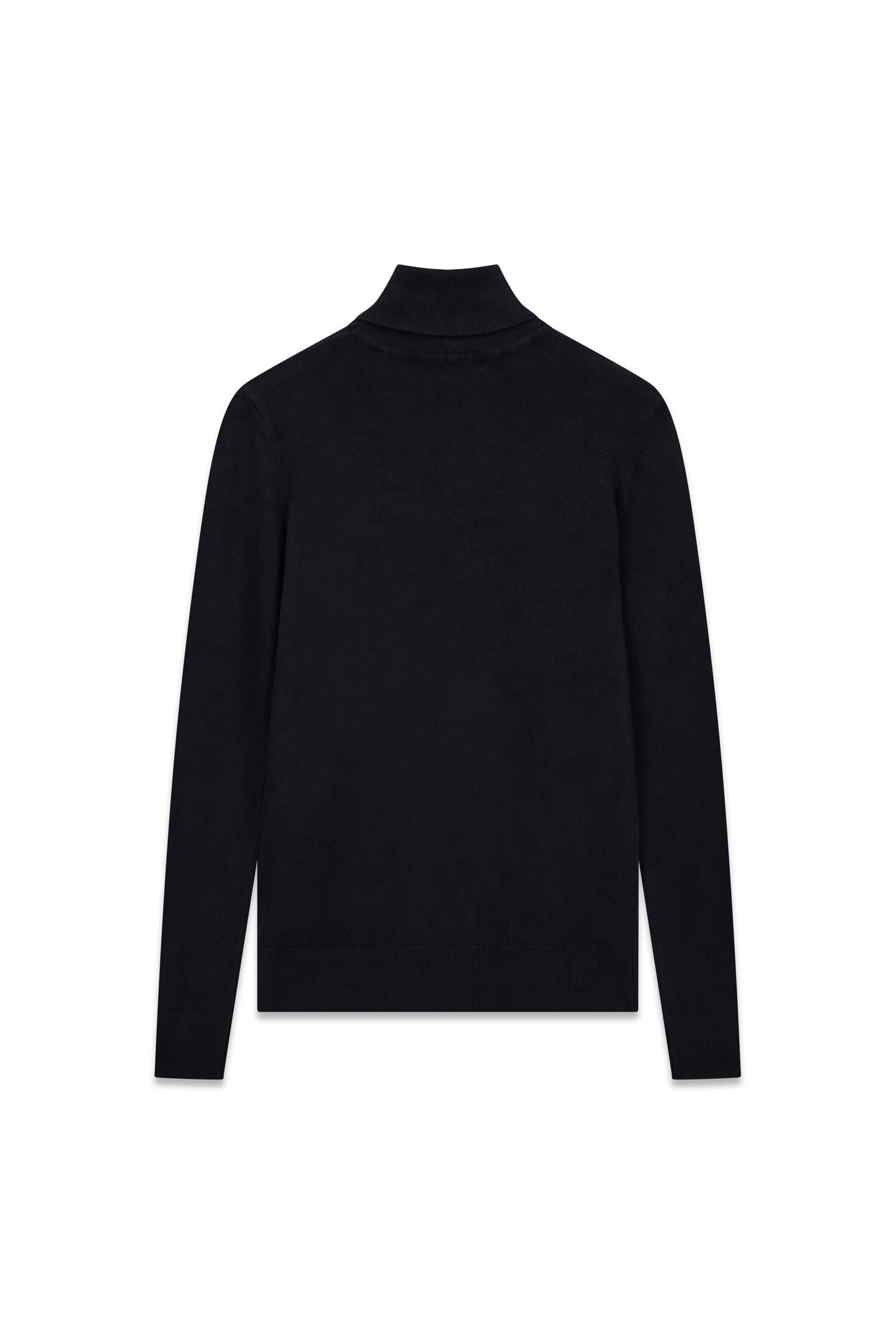 Guess Rollkragenpullover »LS TN HALLIE TRIANGLE LOGO SWT« aus Viskosemix, Dreiecks-Logo