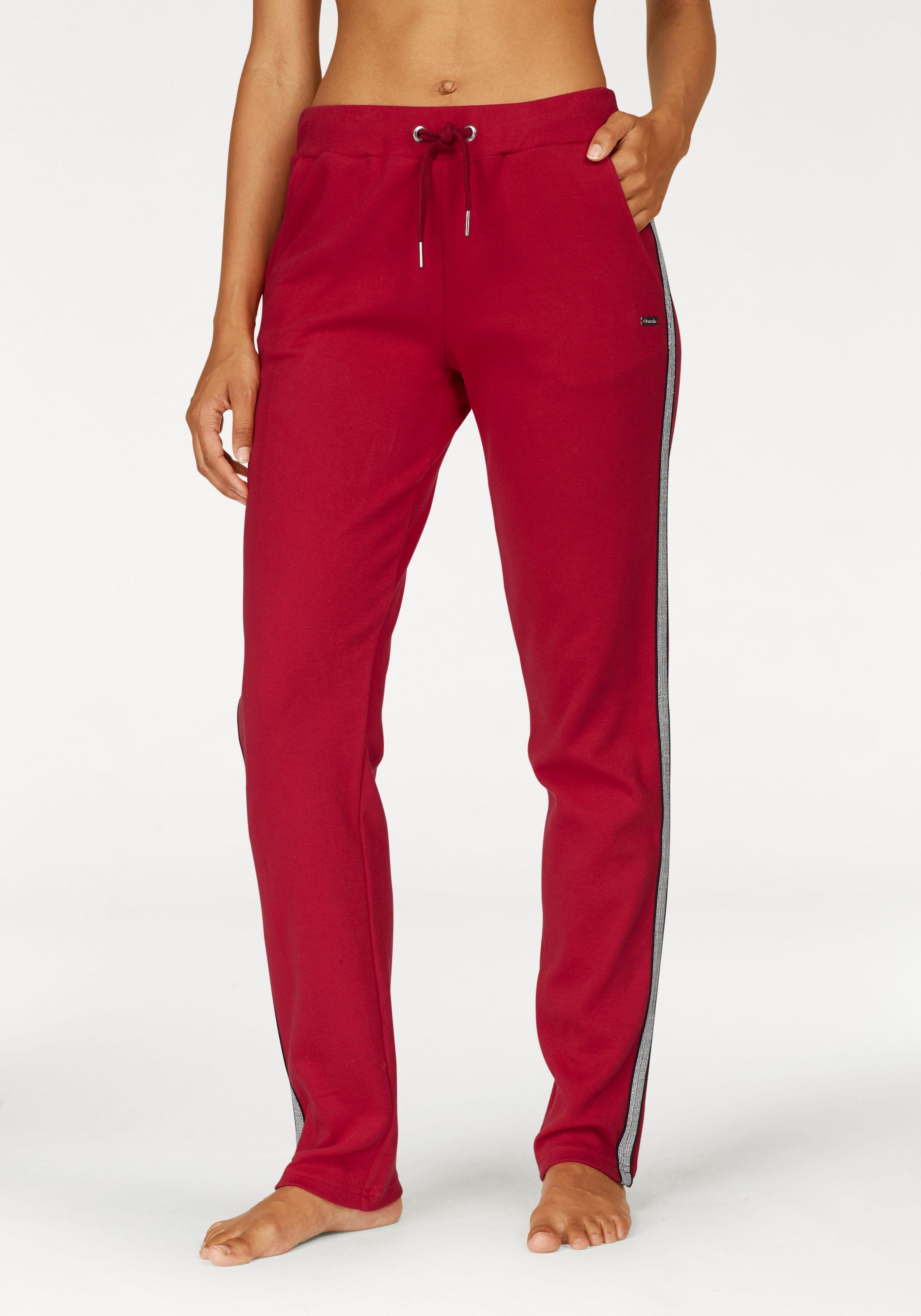 Bench. Loungewear Homewearhose, mit Metallic-Streifen, Loungewear,  Loungeanzug bei OTTOversand