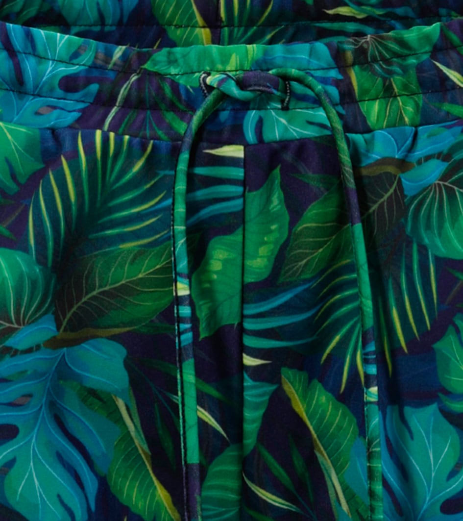 Aniston SELECTED Schlupfhose, mit großflächigem und abstraktem Blättermuster