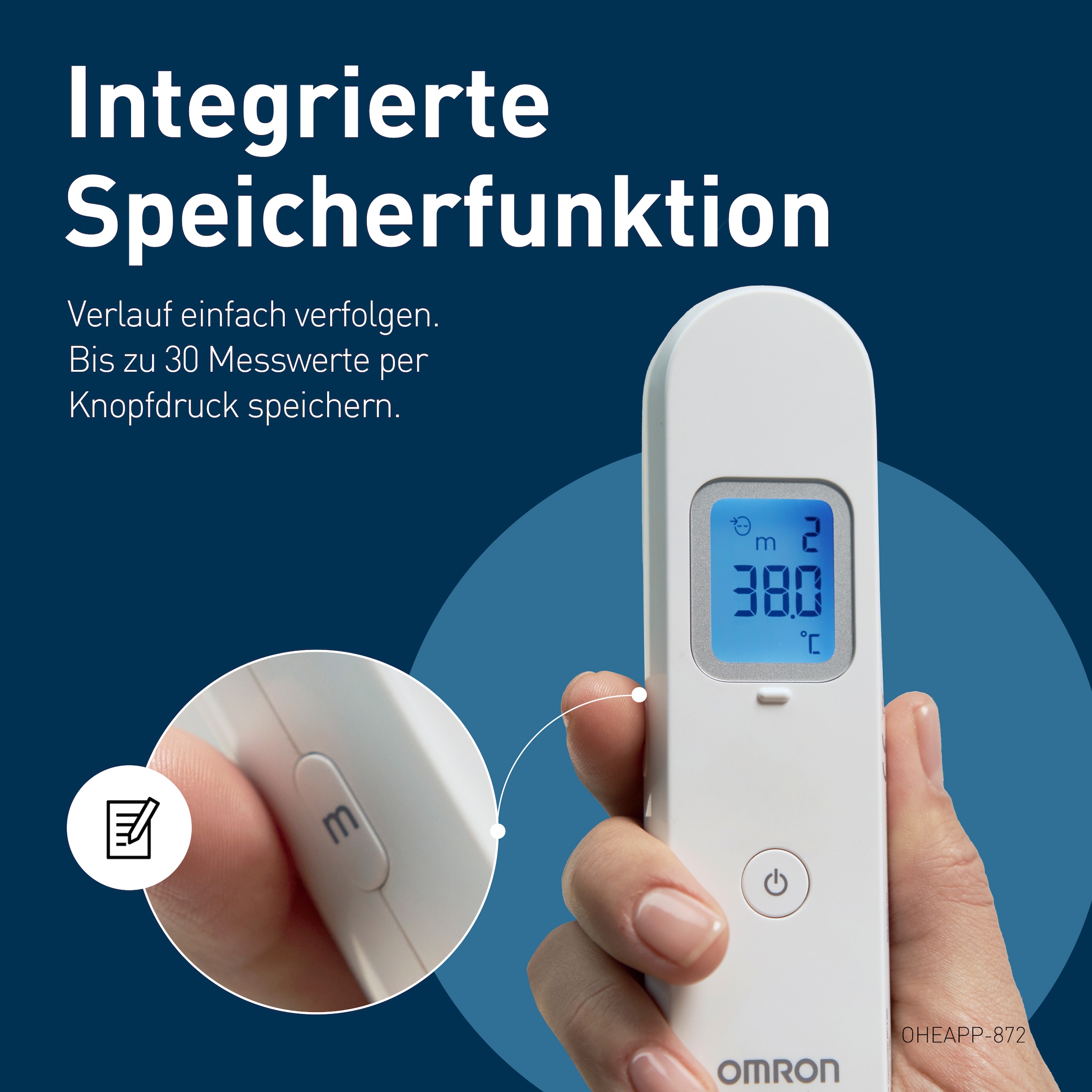 Omron Stirn-Fieberthermometer »Gentle Temp 730«