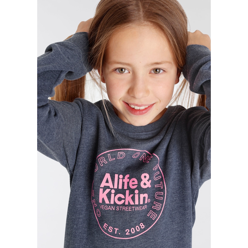 Alife & Kickin Sweatshirt »mit Logo Druck«