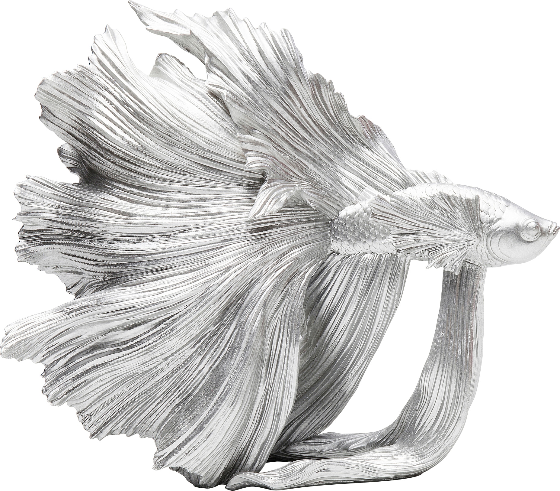 Kare Design Dekofigur »Betta Fish Silber Klein«