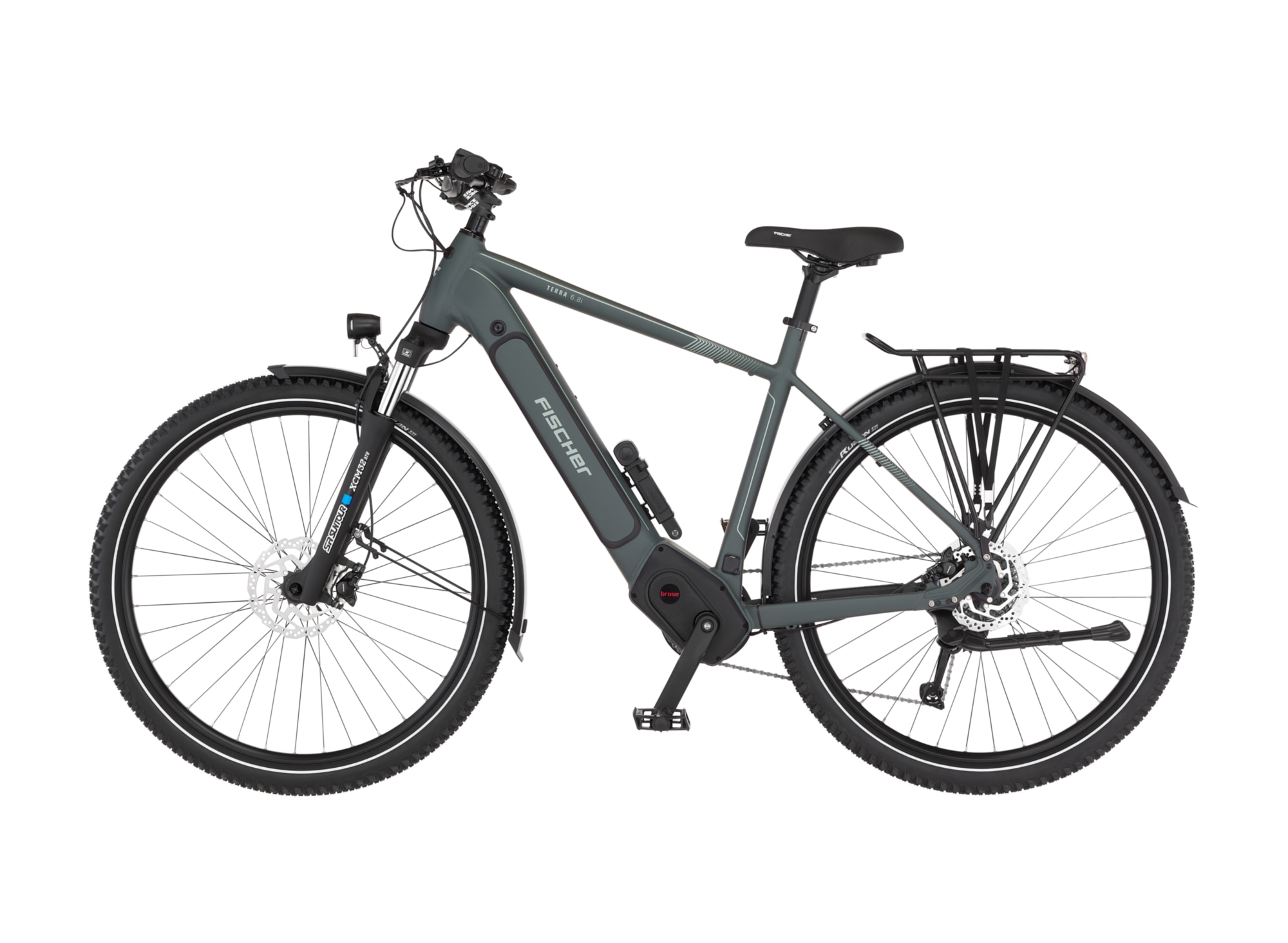 FISCHER Fahrrad »TERRA 6.8I 711 ULTIMATE« 9 Gang Shimano Cues RD-U3020 Schaltwerk Mittelmotor