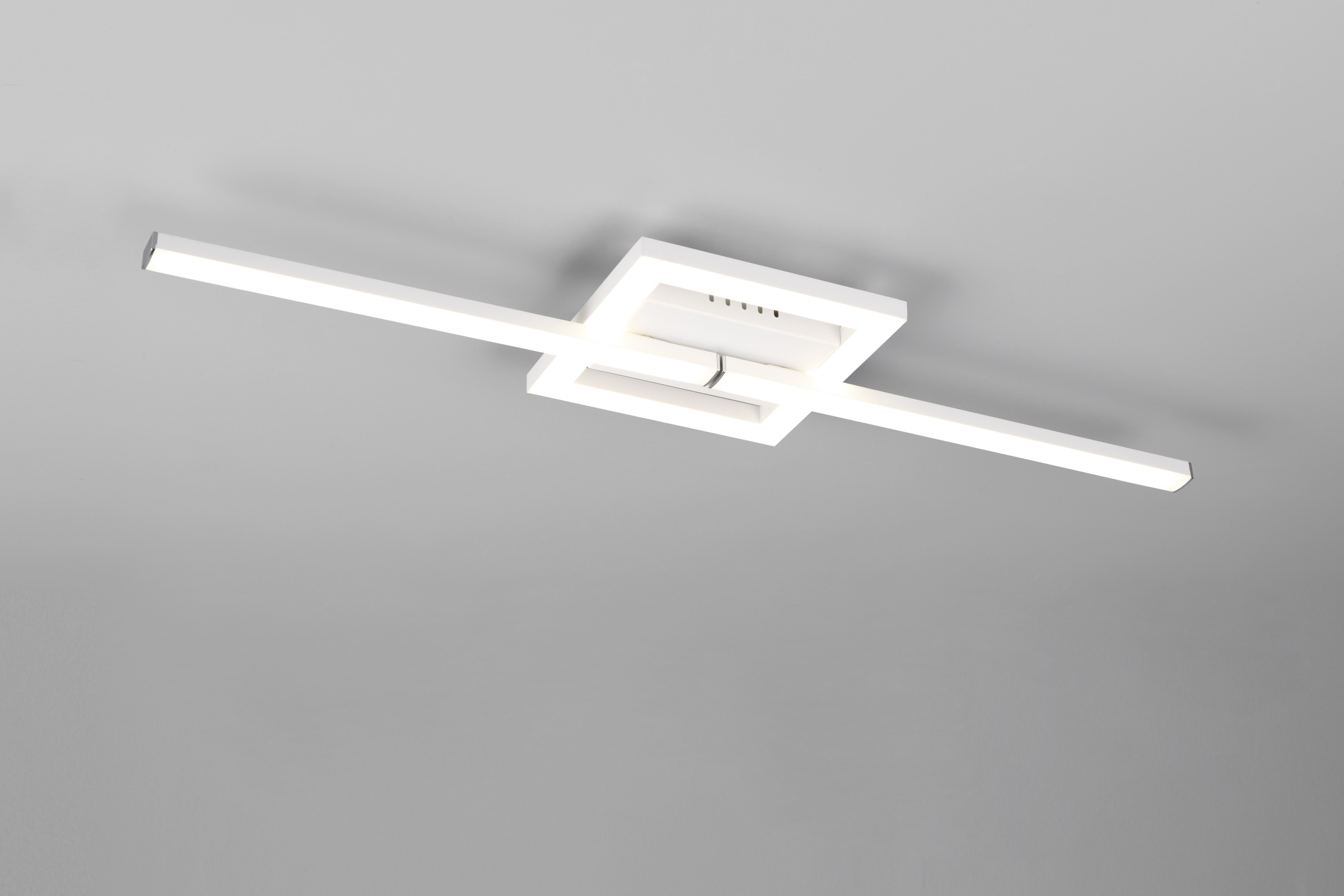 my home LED Deckenleuchte »DAVINIA, als Deckenlampe oder Wandlampe mögl, LED Stäbe schwenkbar«, 1 flammig, Leuchtmittel LED-Board | LED fest integriert, neutral 4000K 1950 Lumen 54x16 cm beweglich Flurlampe Wohnzimmerlampe