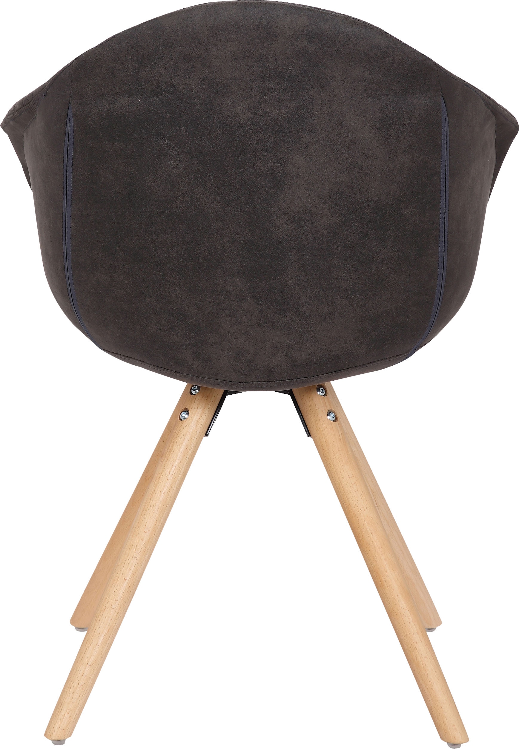 Kayoom Polsterstuhl »Stuhl Chadwick 110 2er-Set, stilvolles Design, in Naturfarben gehalten«, (Set), 2 St., bequem, Holzbeine, weich gepolstert, stilvolles Design