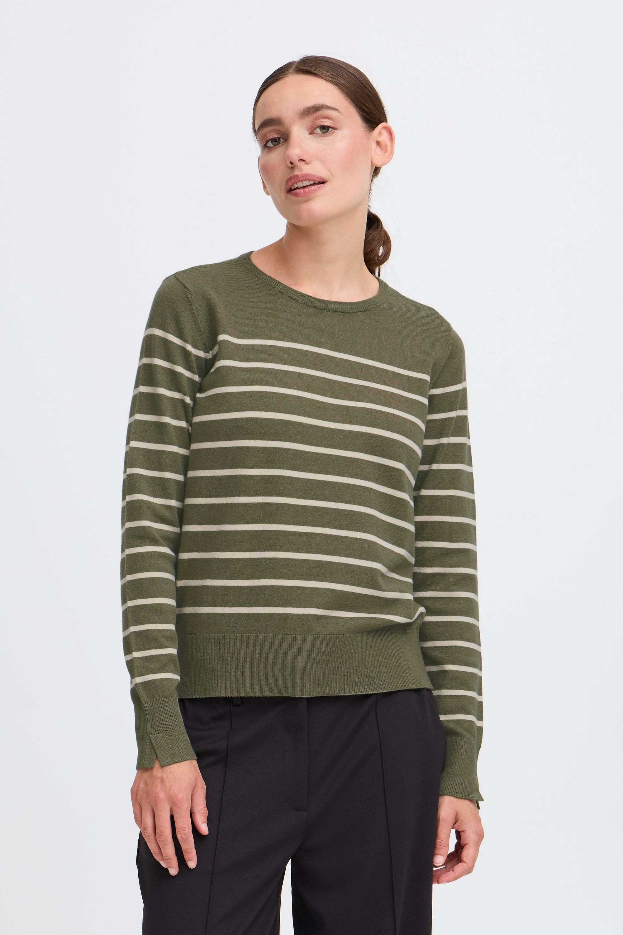 OXMO Strickfleece-Pullover »Strickpullover OXFKEANA«