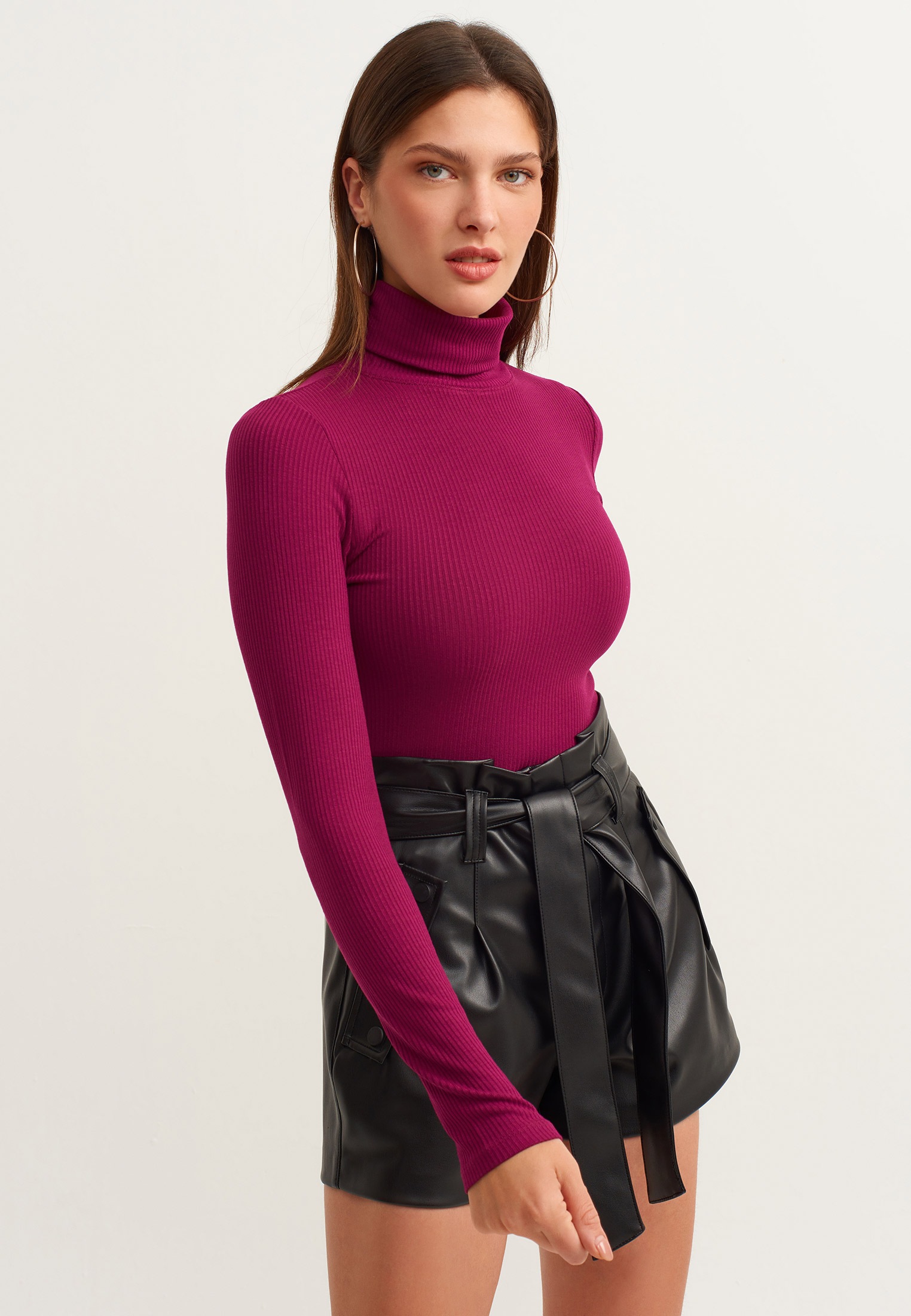 OXXO Schalkragenpullover, mit gerippter Optik